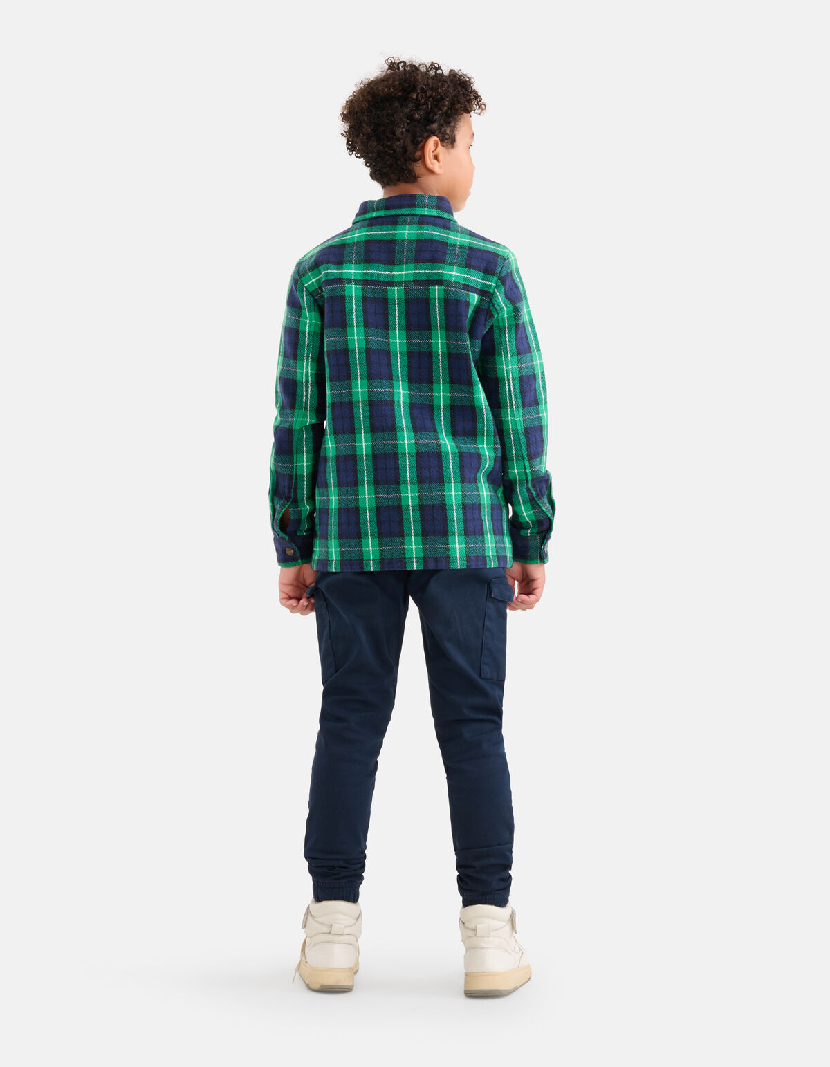 Weiches kariertes Hemd Grün SHOEBY BOYS