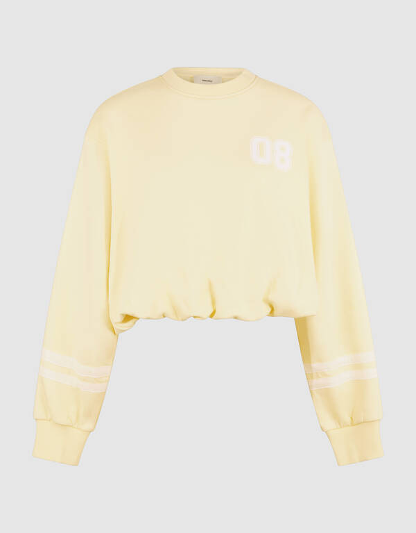 Varsity-Cord-Pullover Hellgelb SHOEBY WOMEN