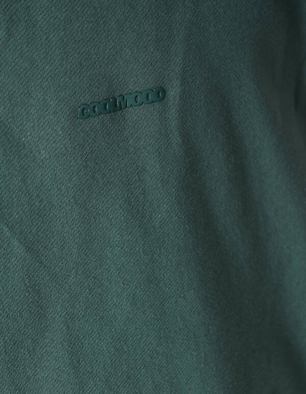 Minimal Text T-Shirt Gr&uuml;n SHOEBY BOYS