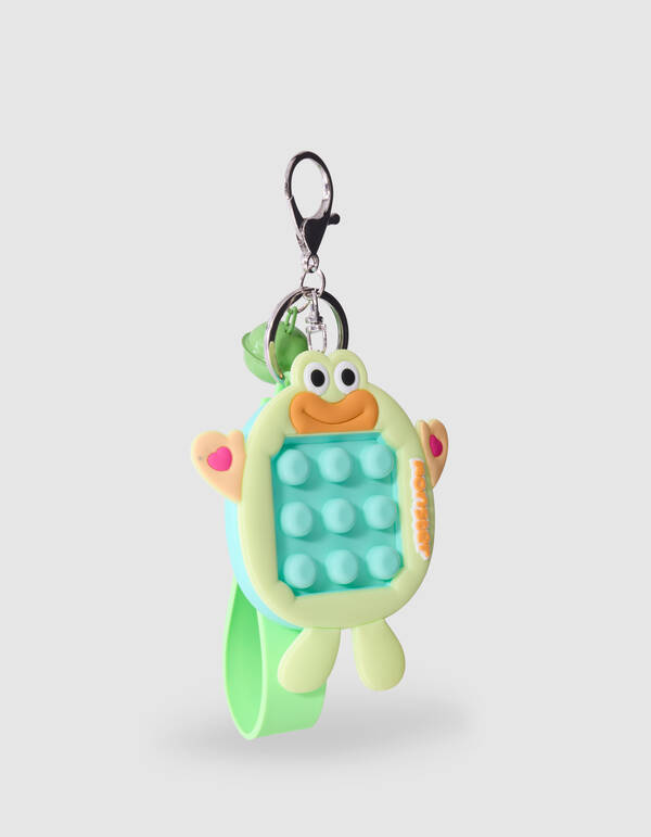 Pop It Frosch-Schl&uuml;sselanh&auml;nger Gr&uuml;n SHOEBY ACCESSOIRES