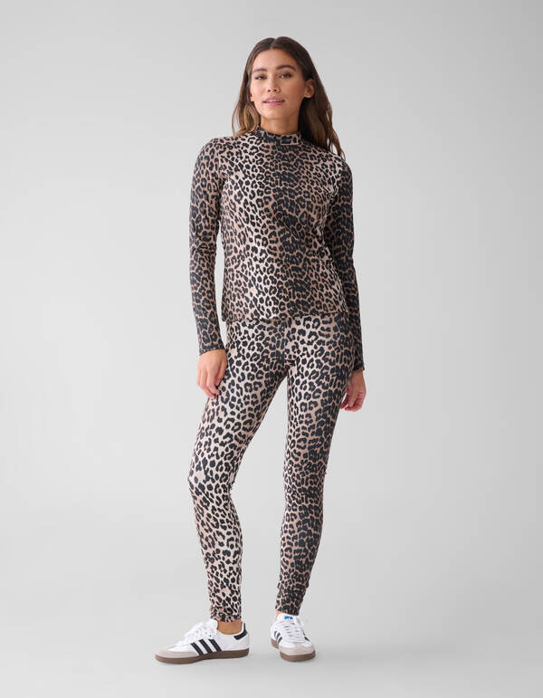 Leopard Travel Legging Braun SHOEBY WOMEN