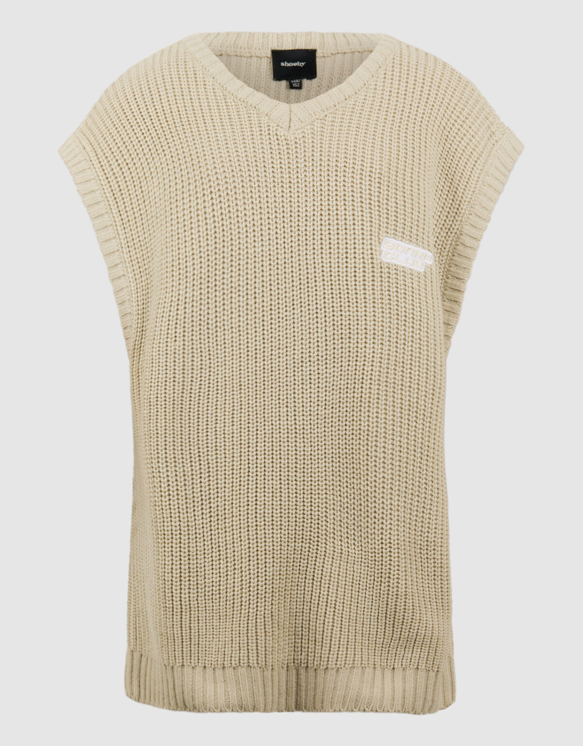 Gestrickter Spencer Beige SHOEBY BOYS