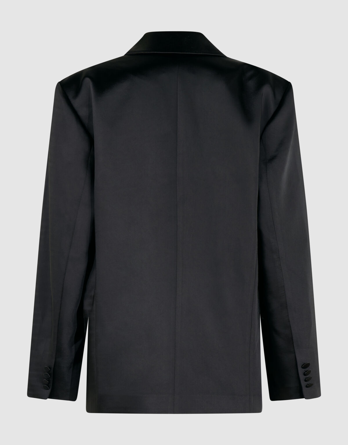 Oversized Satijnen Blazer Zwart SHOEBY WOMEN