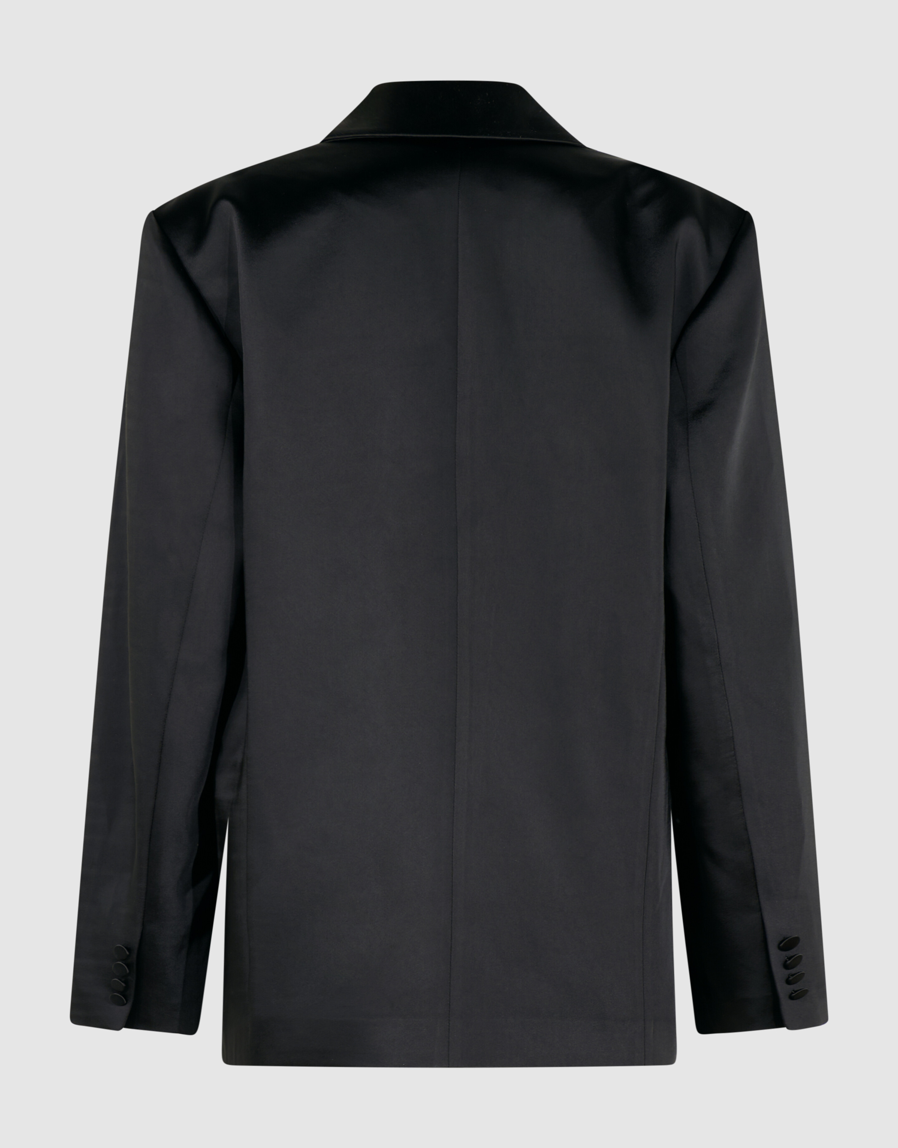 Oversized Satijnen Blazer Zwart SHOEBY WOMEN
