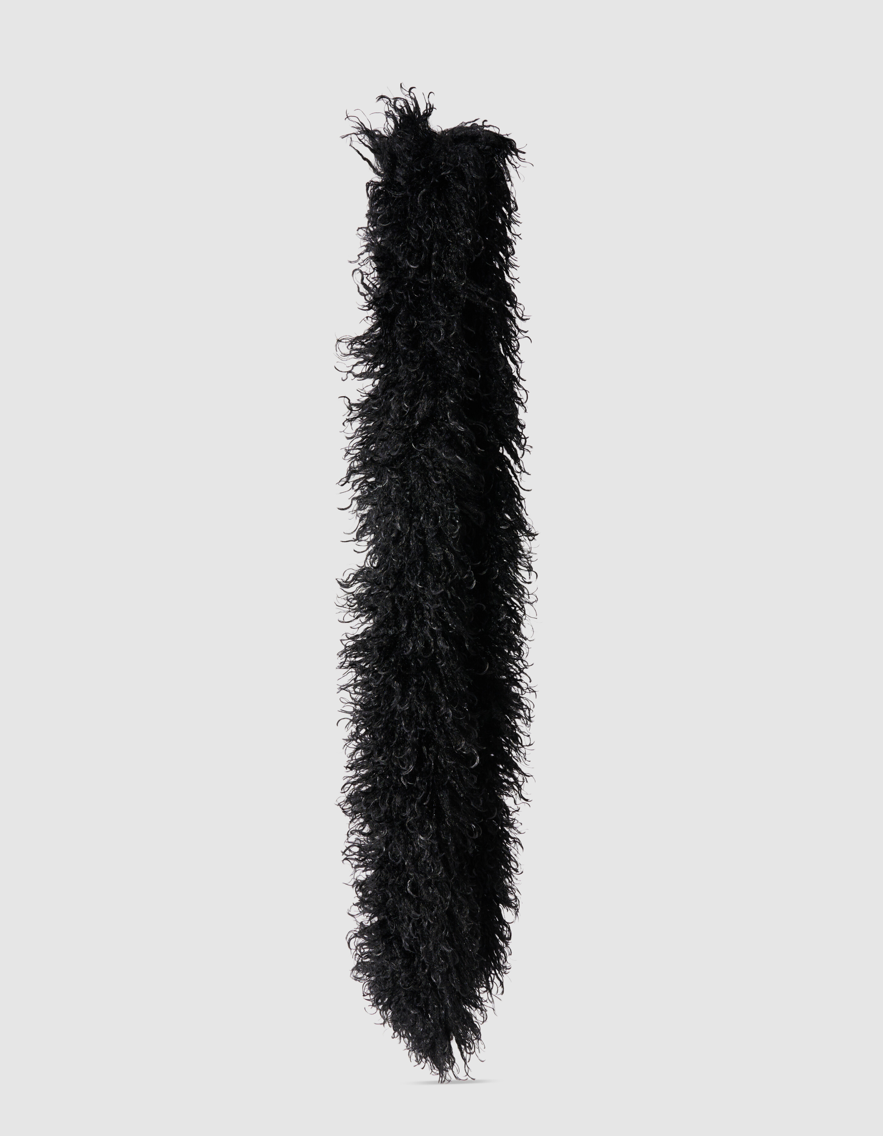 Hairy Faux Fur Schal Schwarz SHOEBY ACCESSOIRES