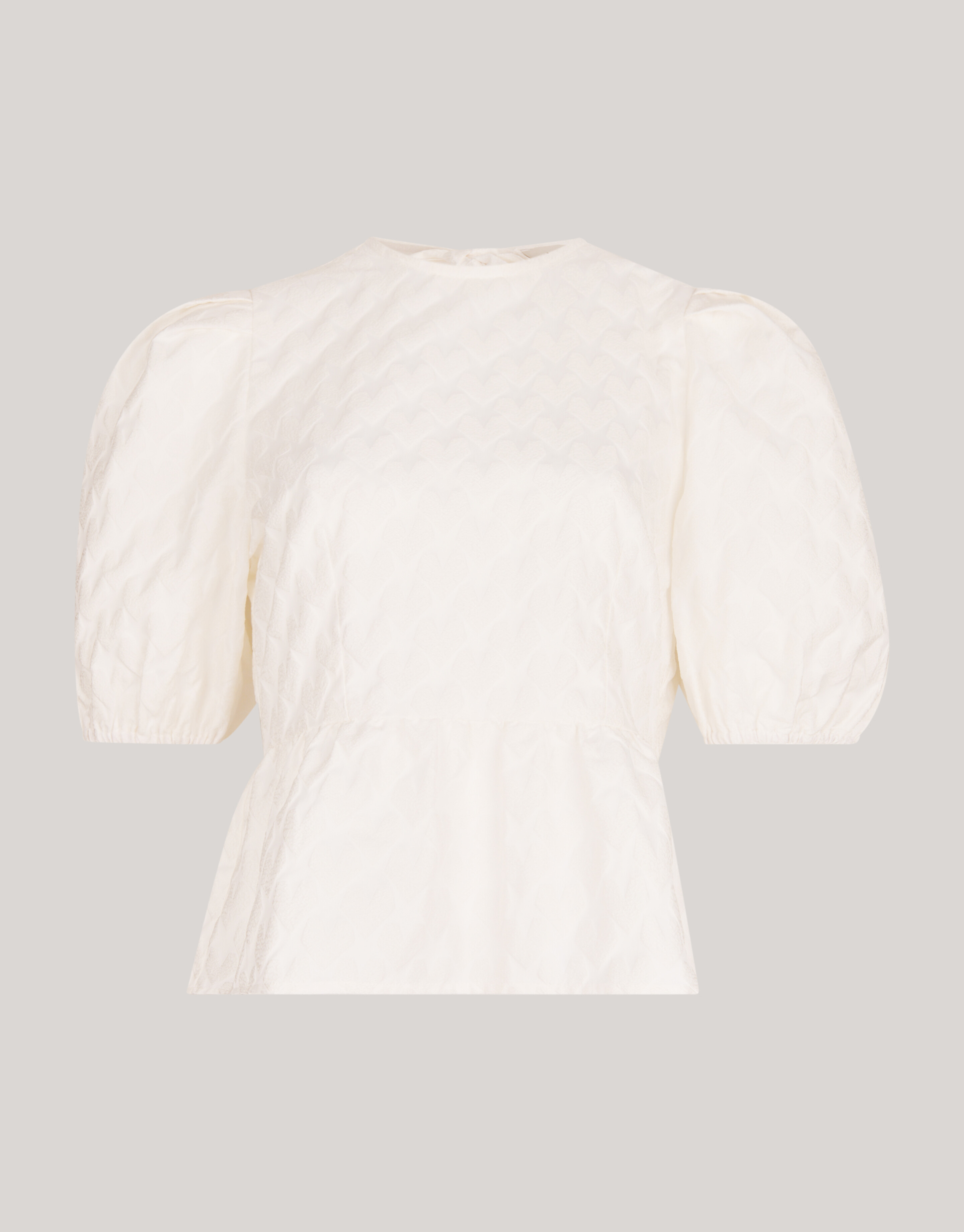 Back Bow Top Off White SHOEBY WOMEN