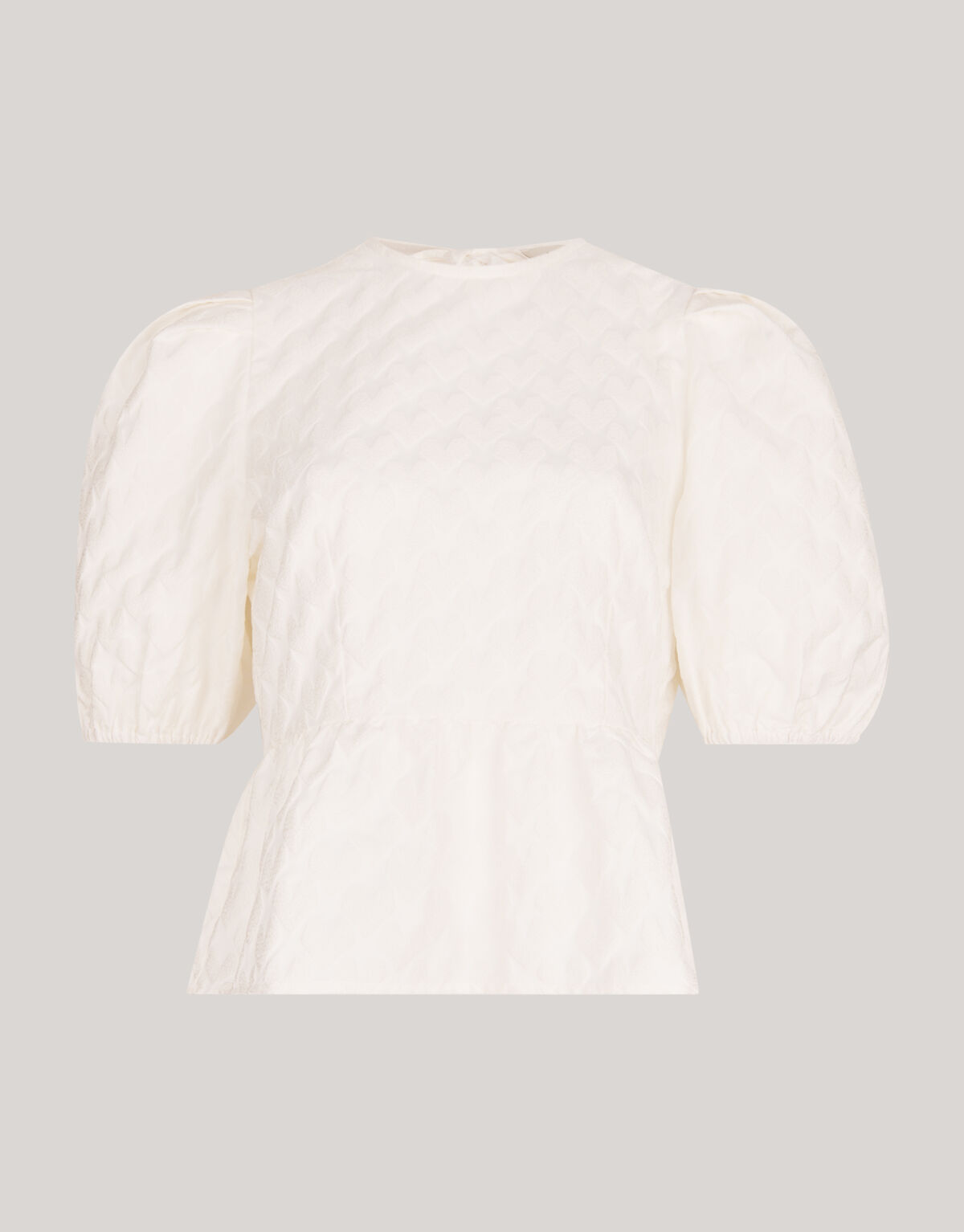 Back Bow Top Off White SHOEBY WOMEN