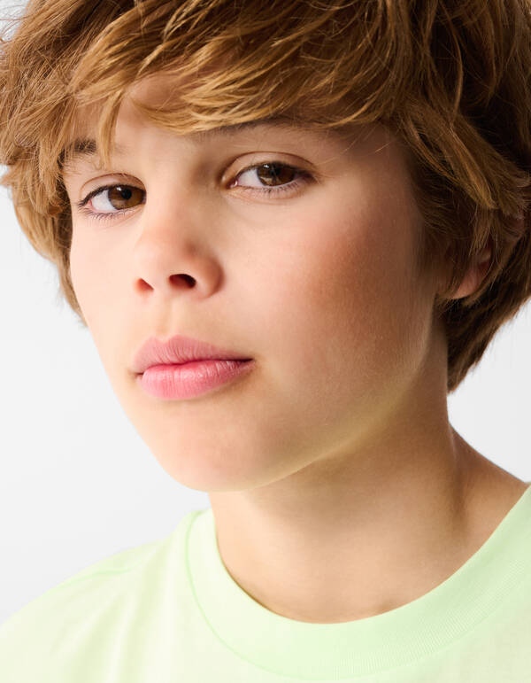 Strand Artwork T-shirt Hellgrün SHOEBY BOYS