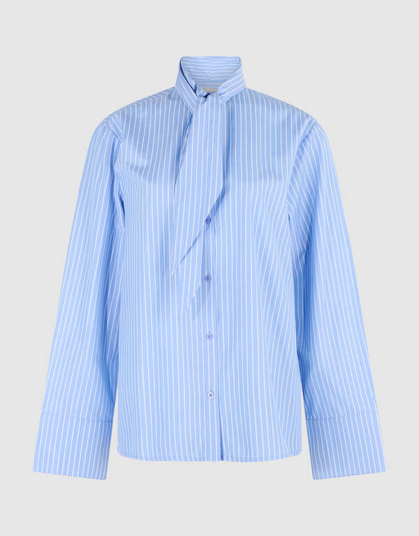 Oversize-Schalbluse hellblau SHOEBY WOMEN