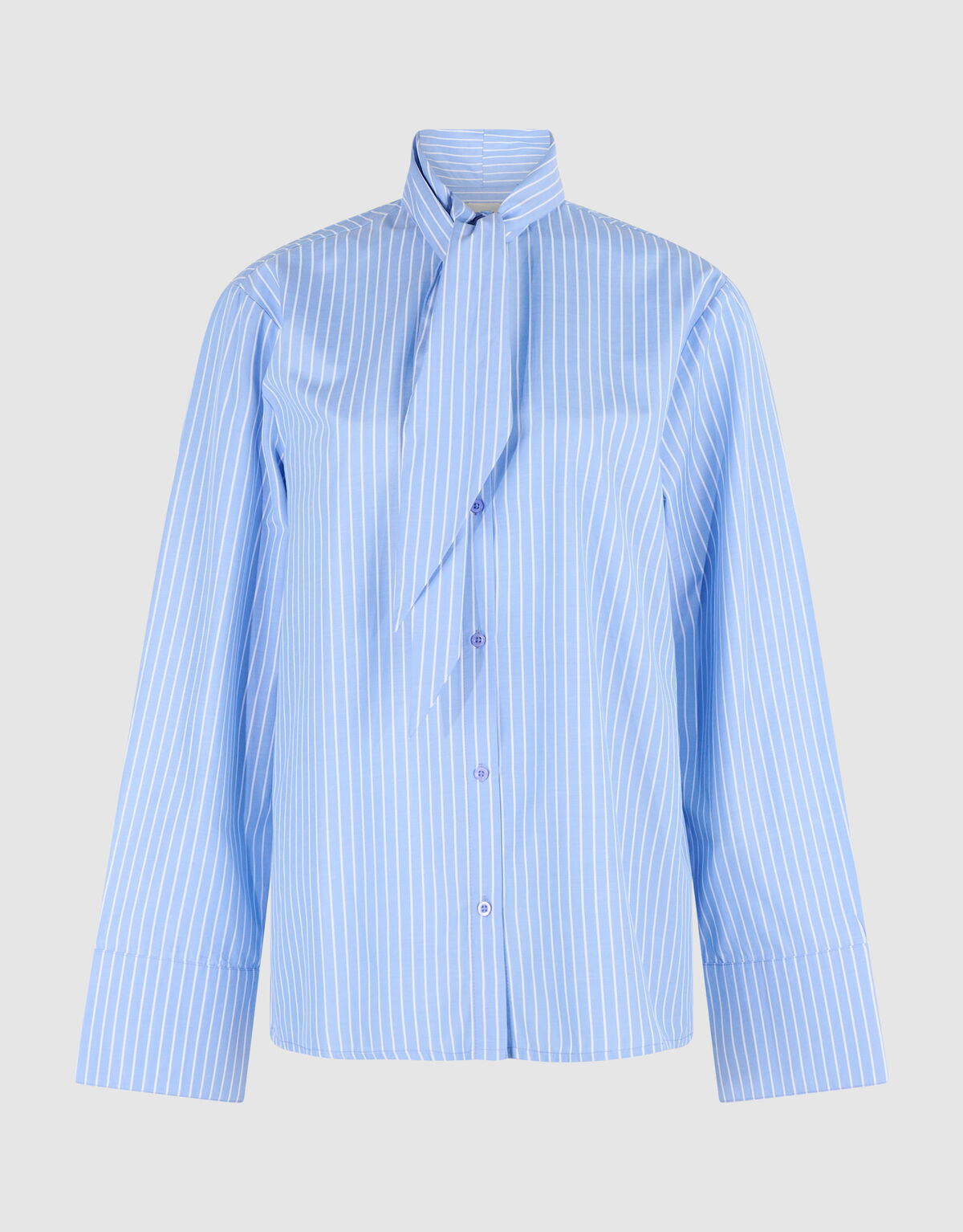 Oversize-Schalbluse hellblau SHOEBY WOMEN