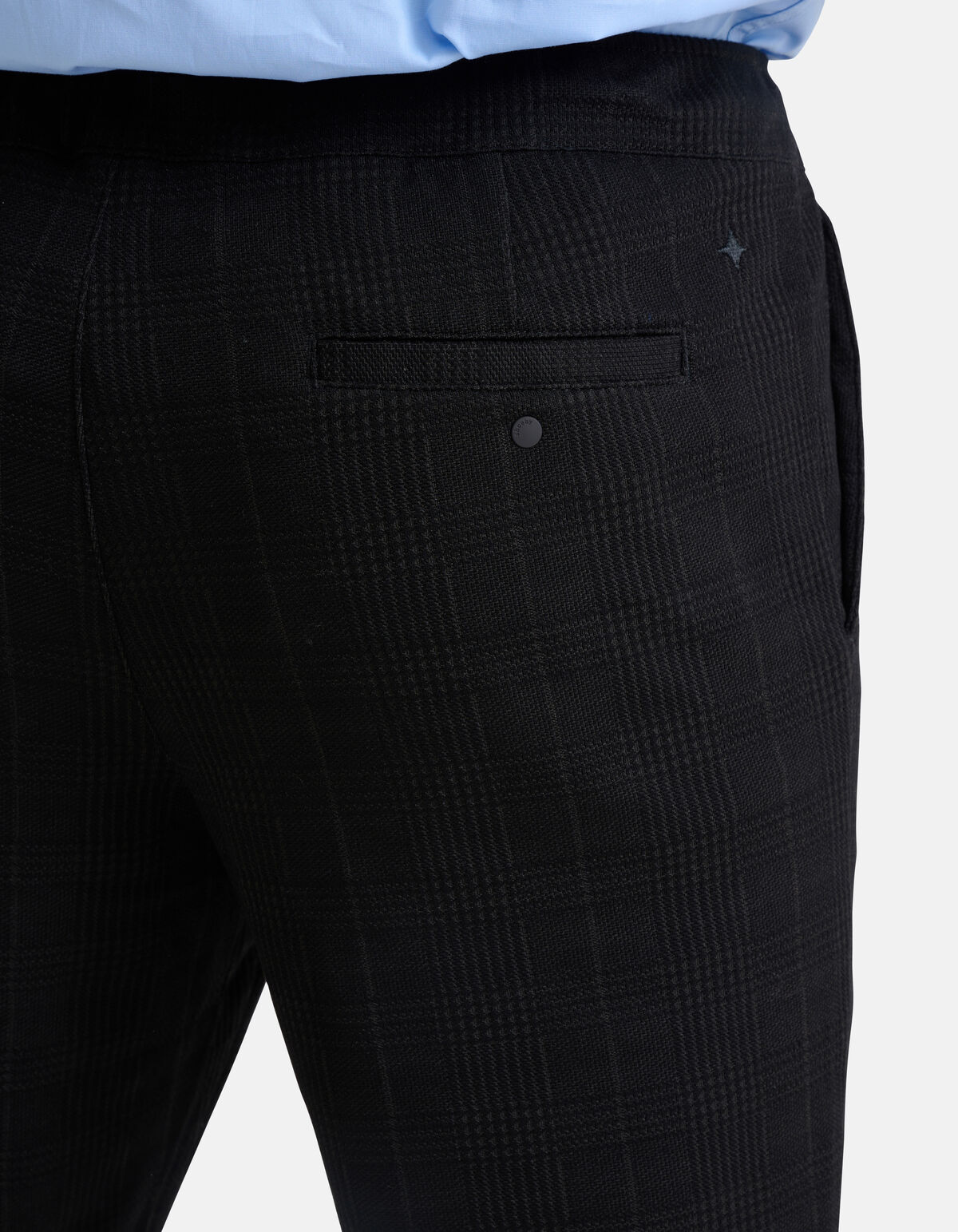 Karo-Hose Schwarz SHOEBY MEN