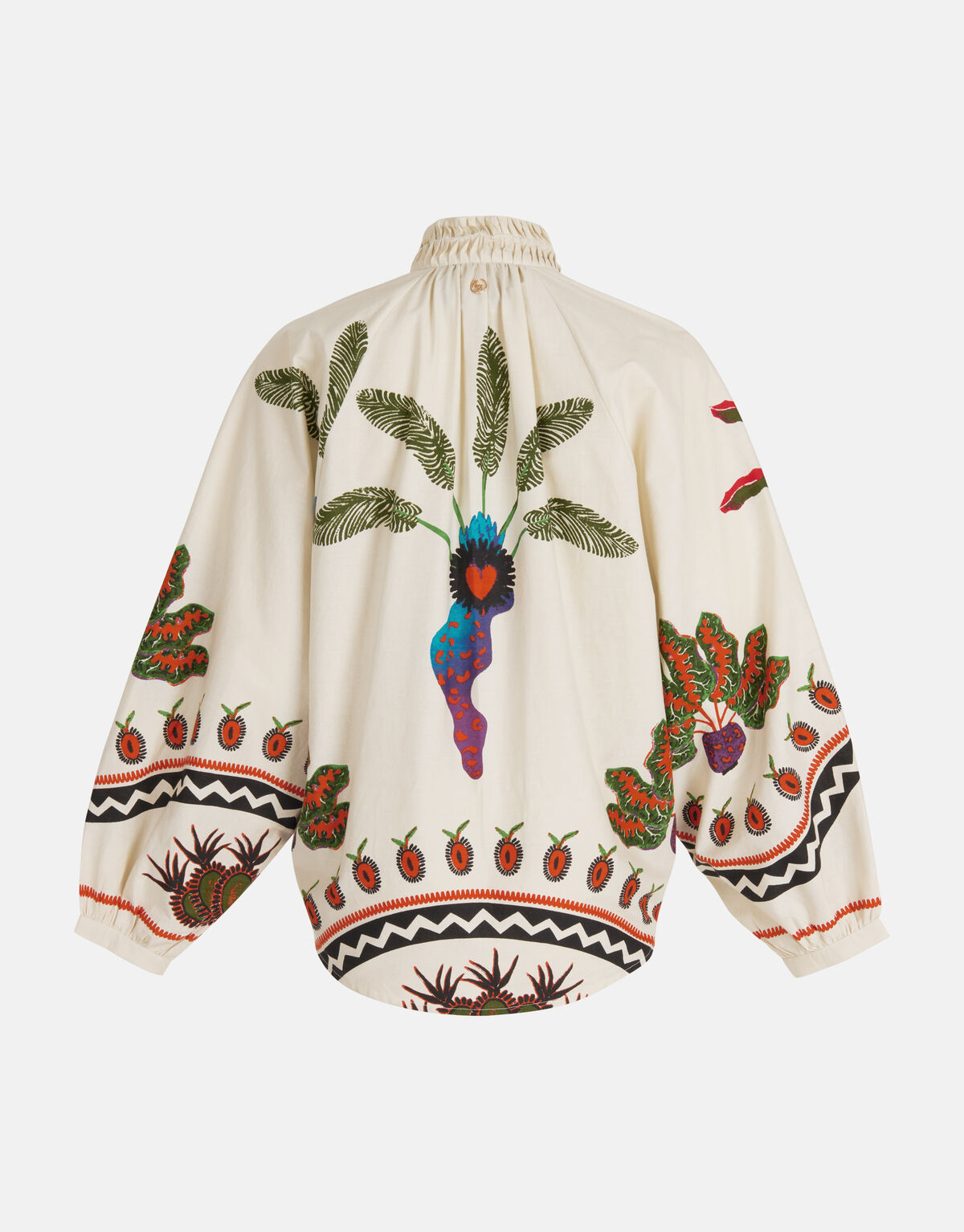 Bedruckte Bluse Off White von Lonneke SHOEBY WOMEN