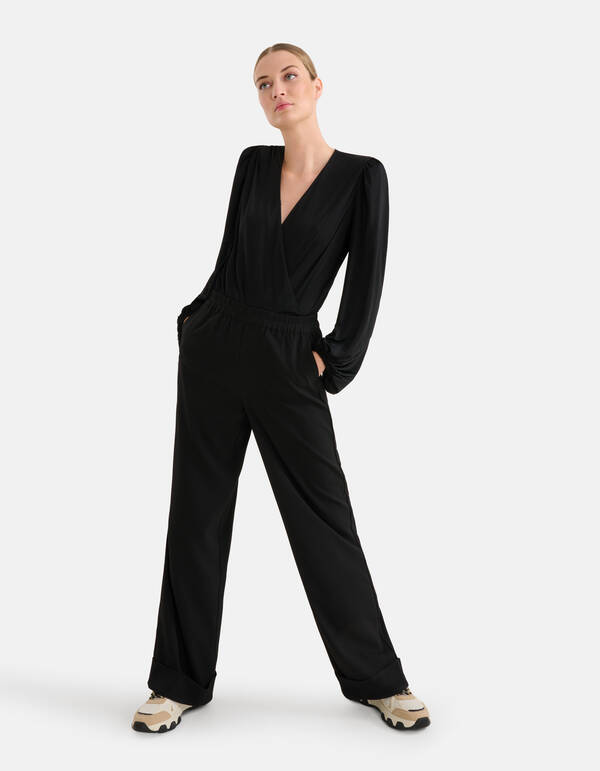 Wickelhosen mit weitem Bein Schwarz von Mieke SHOEBY WOMEN