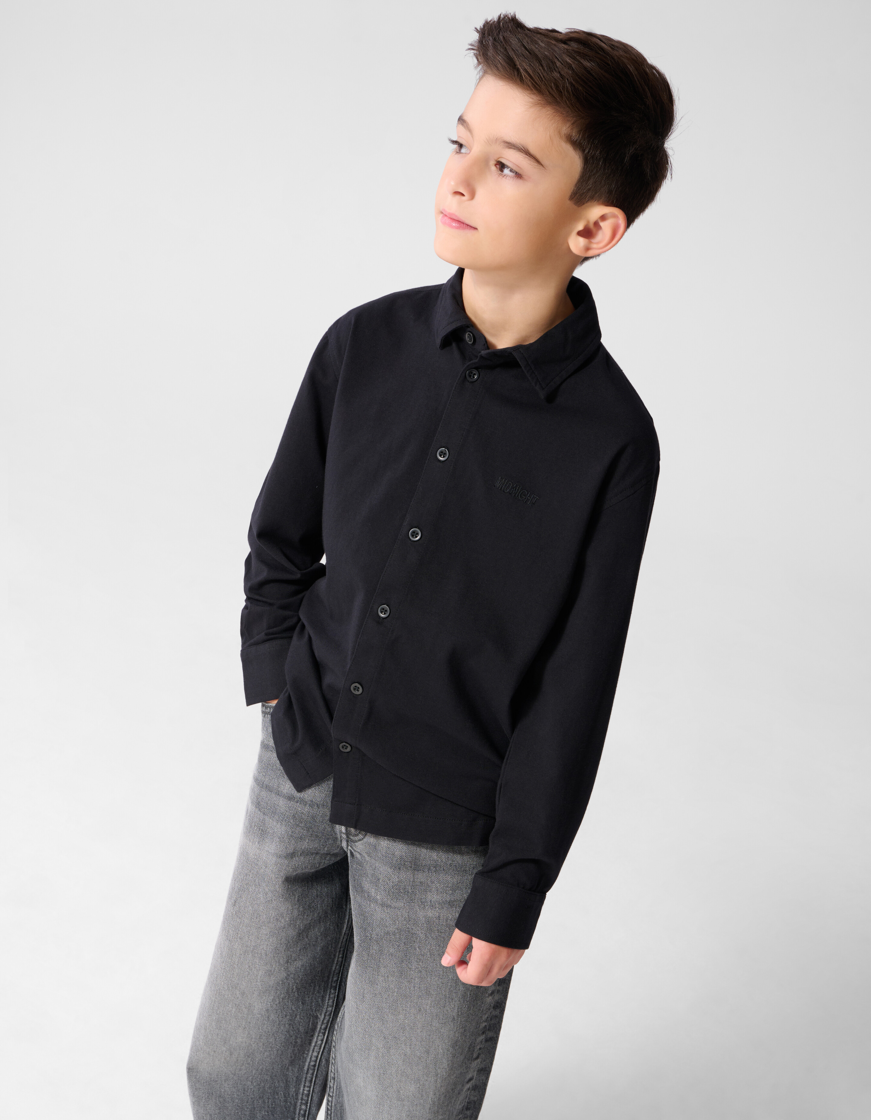 Jersey Hemd Schwarz SHOEBY BOYS