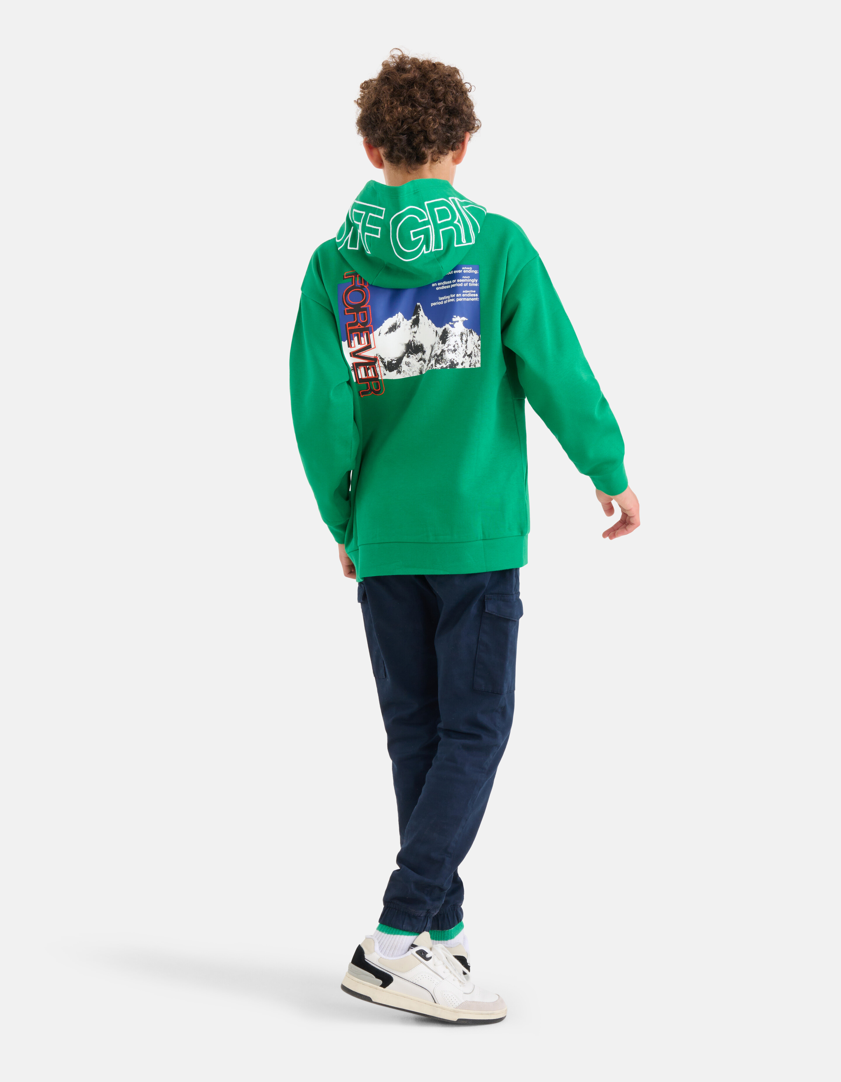 Artwork Hoodie Grün SHOEBY BOYS