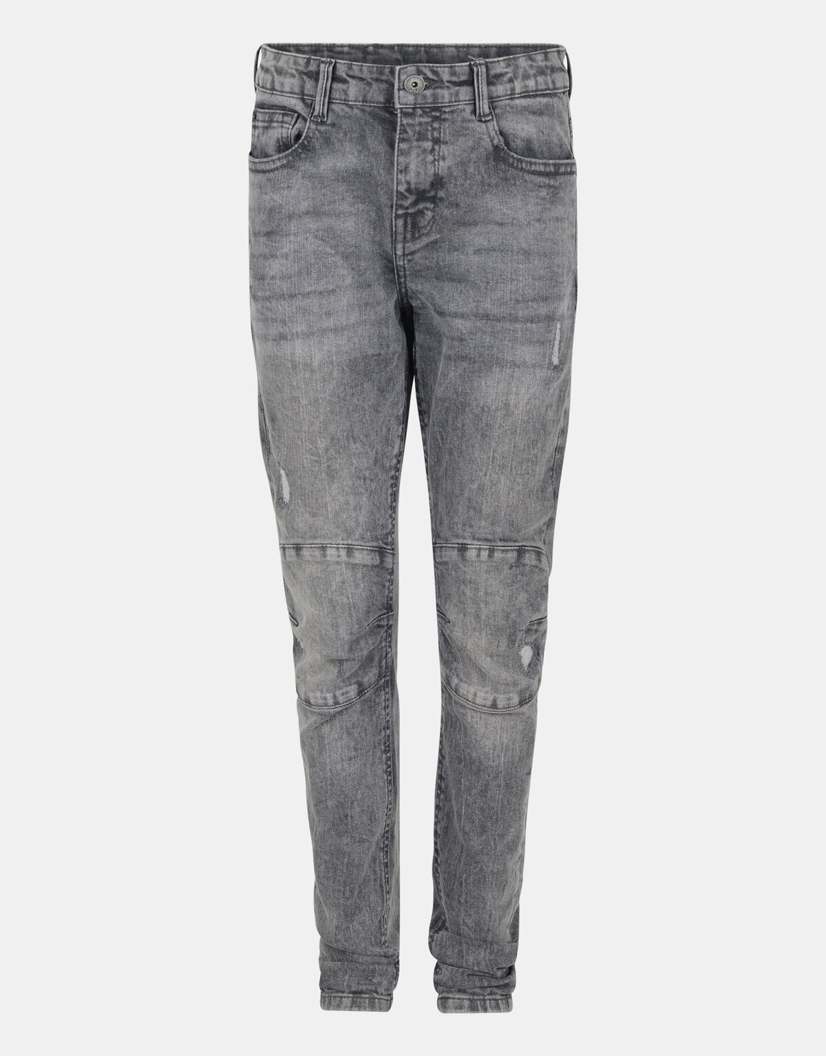Skinny Biker Jeans Grau Jill&Mitch