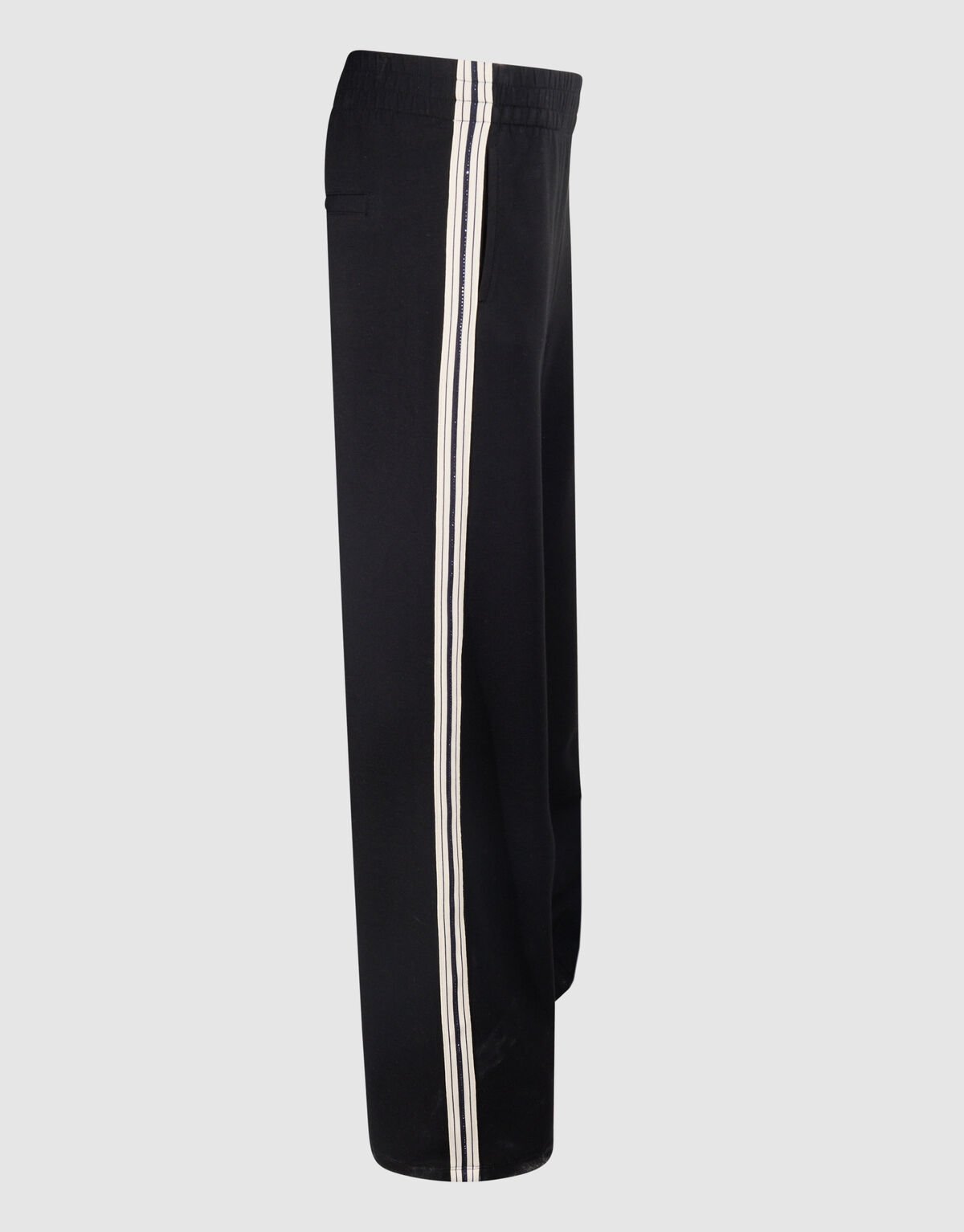 Sportliche Hose mit weitem Bein Schwarz SHOEBY WOMEN