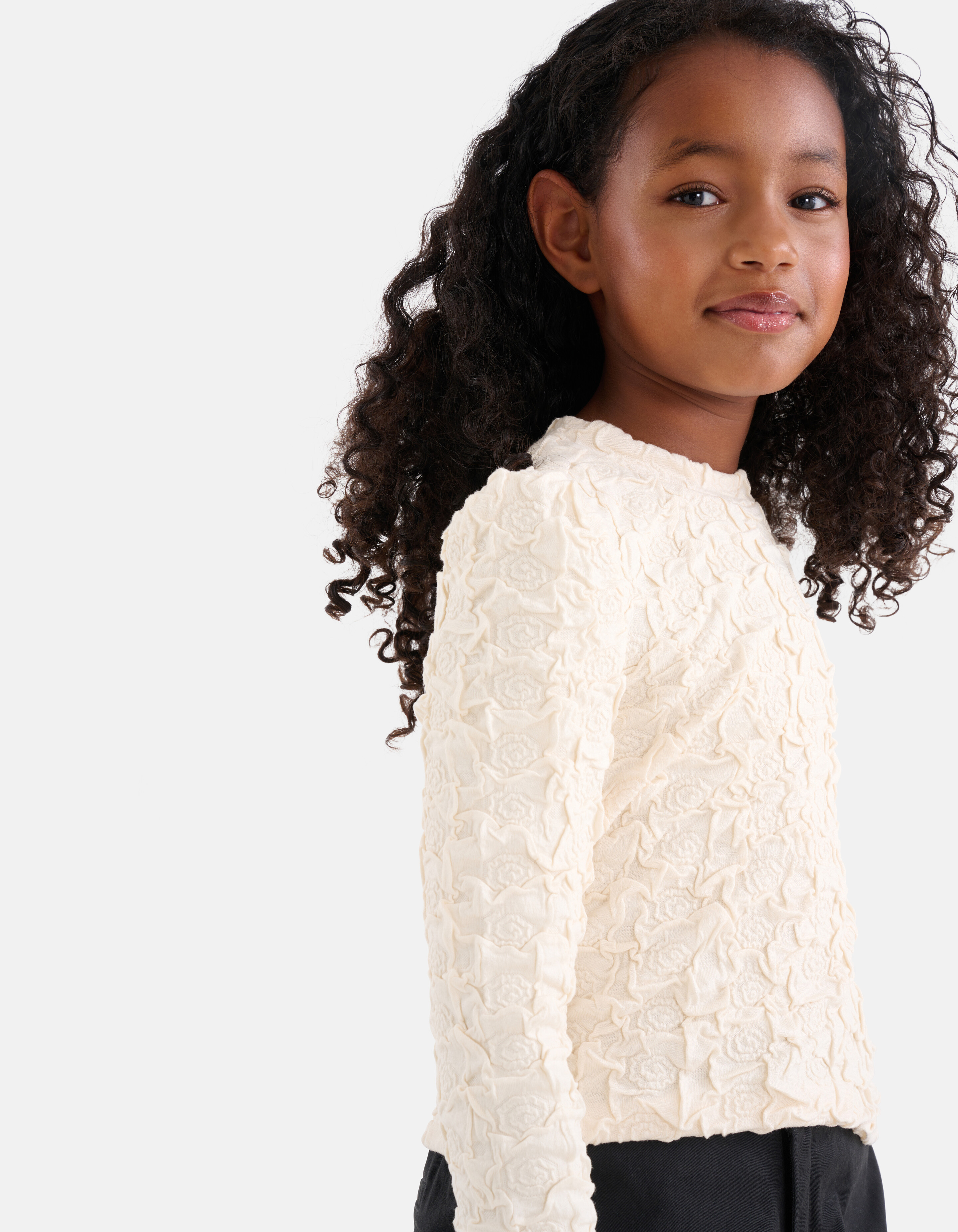Strukturiertes Oberteil Off White SHOEBY GIRLS