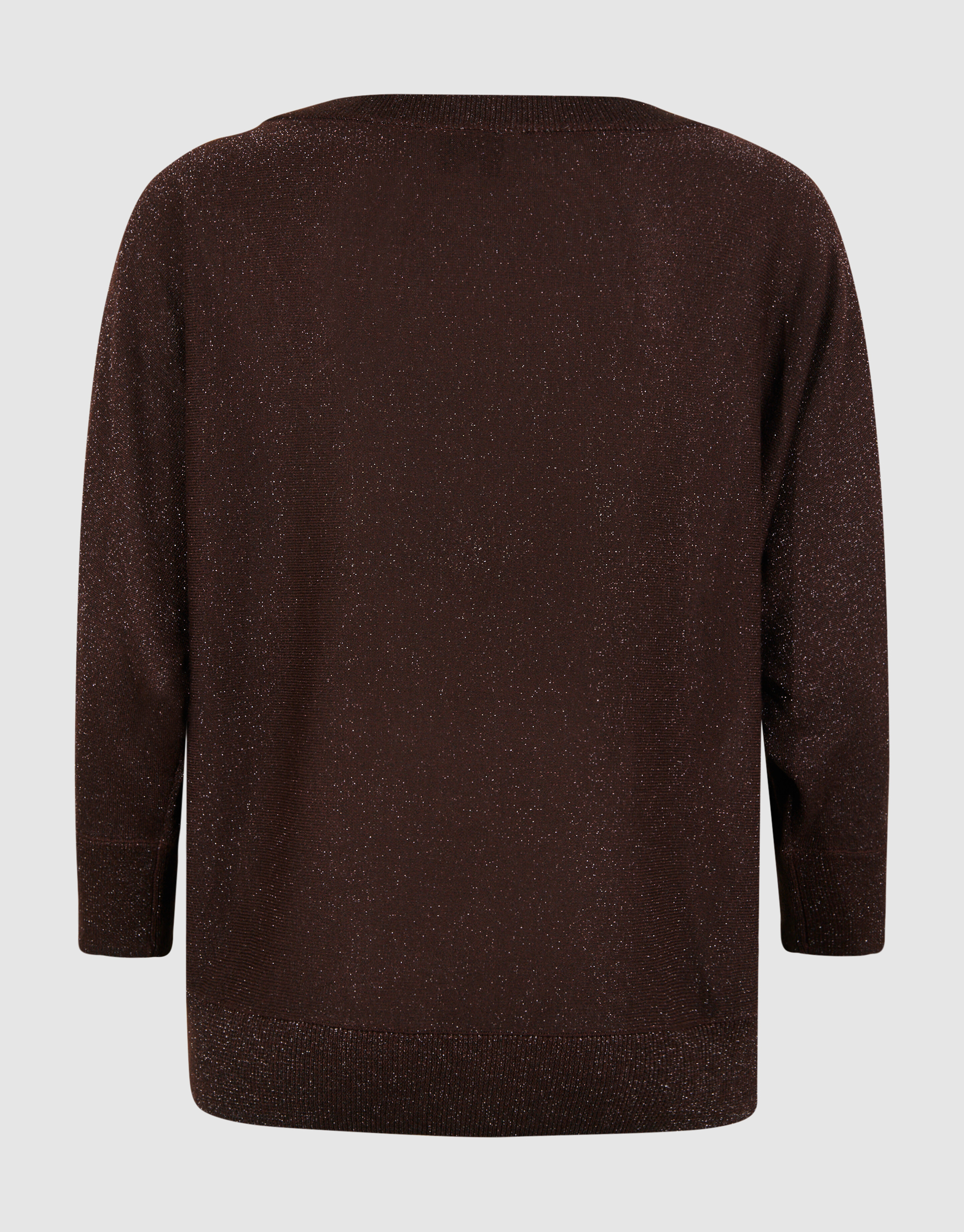 Glitter Fledermaus Pullover Dunkelbraun SHOEBY WOMEN