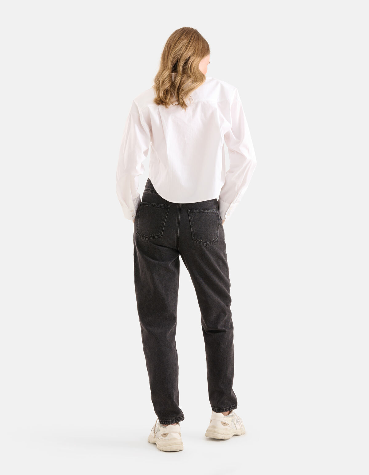 Diagonale Denim-Jeans Schwarz SHOEBY WOMEN