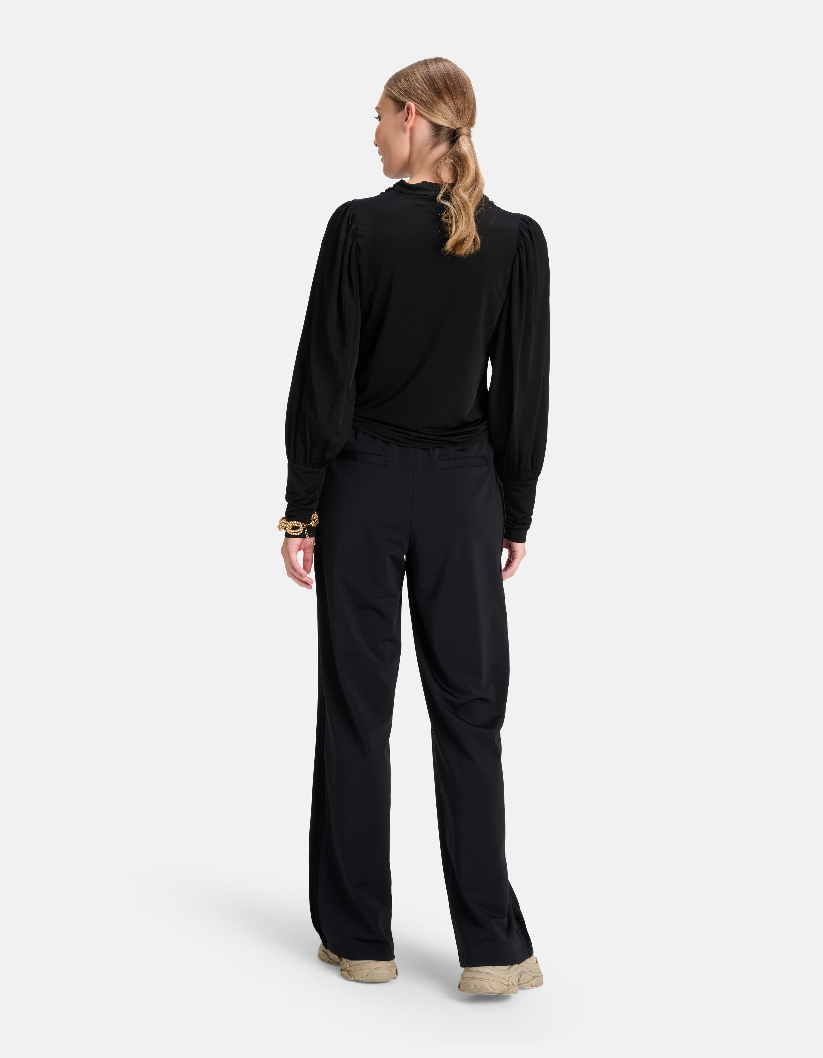 Wasserfall-Top Schwarz By Mieke SHOEBY WOMEN