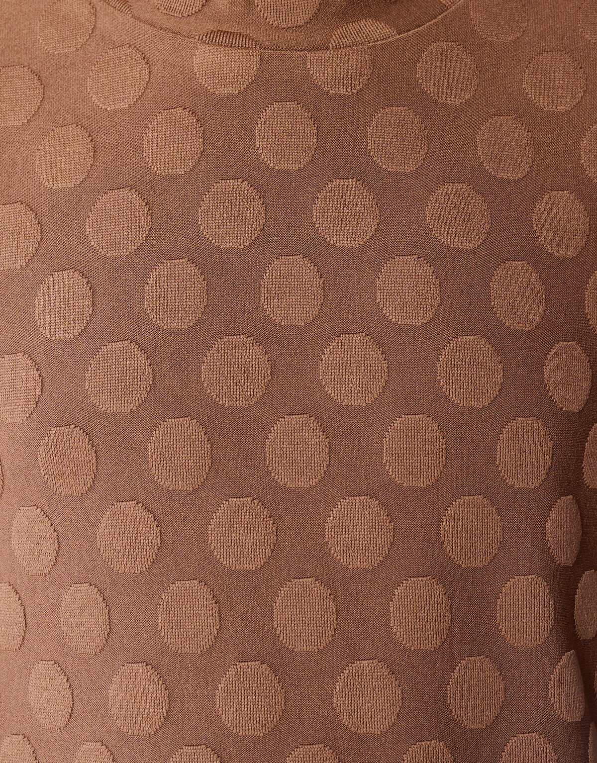 Polkadot Langarmshirt Braun SHOEBY GIRLS