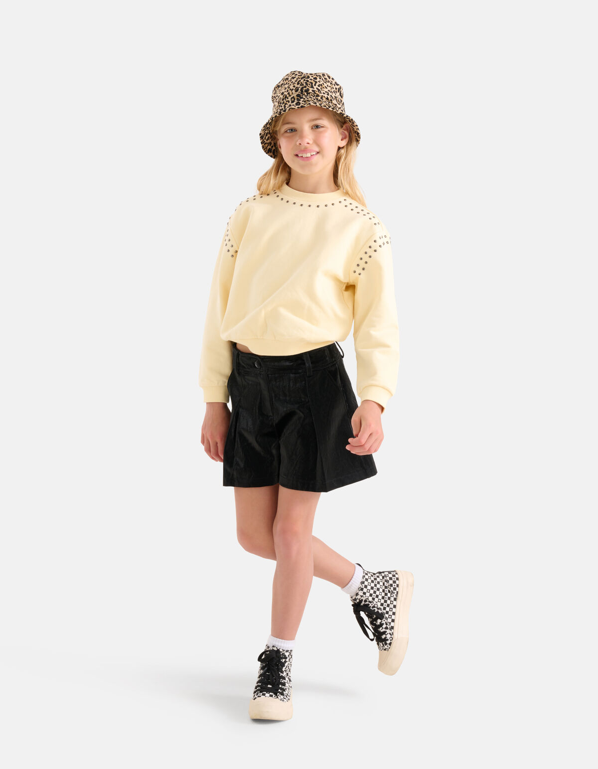 Coated Short Zwart SHOEBY GIRLS