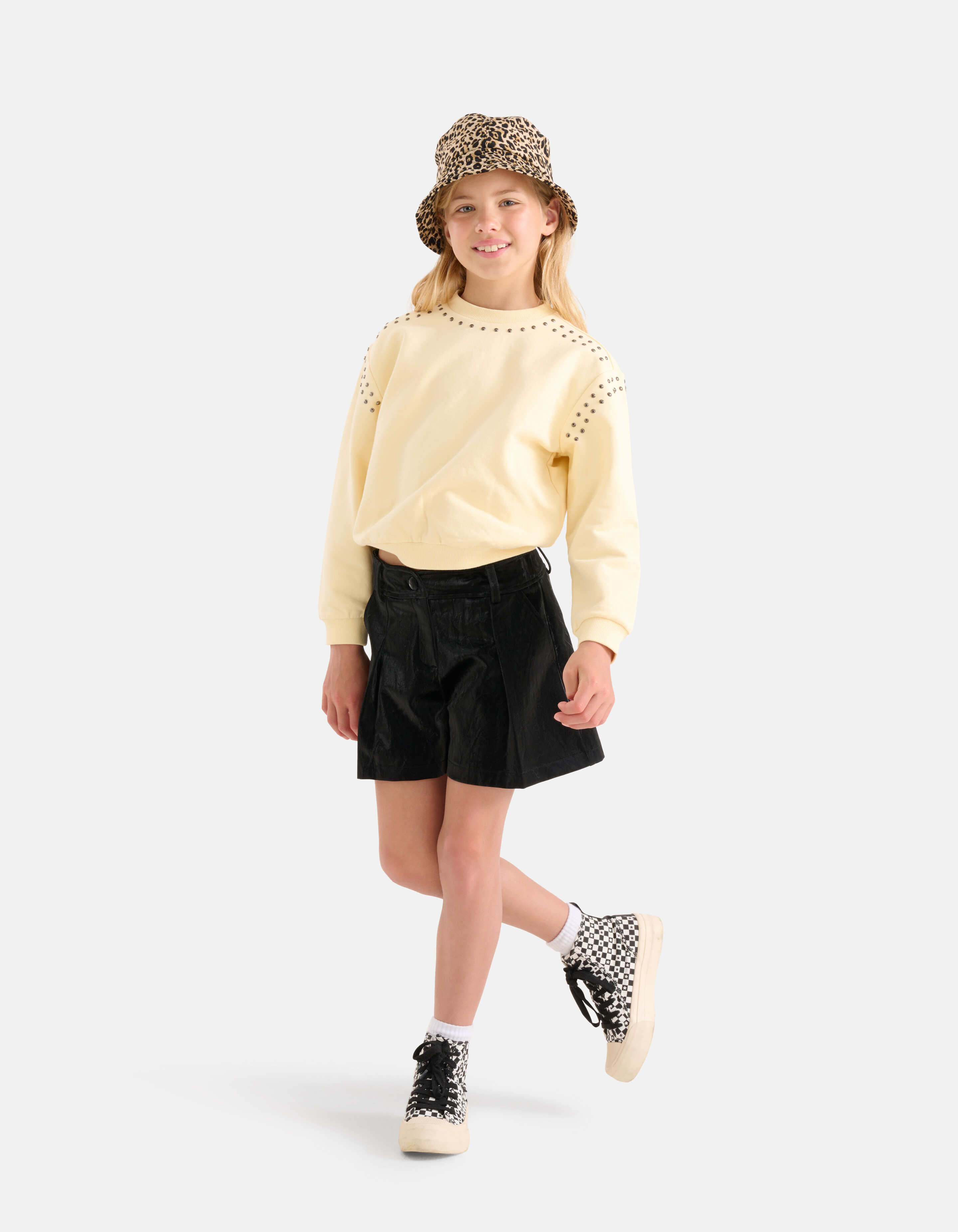Coated Short Zwart SHOEBY GIRLS