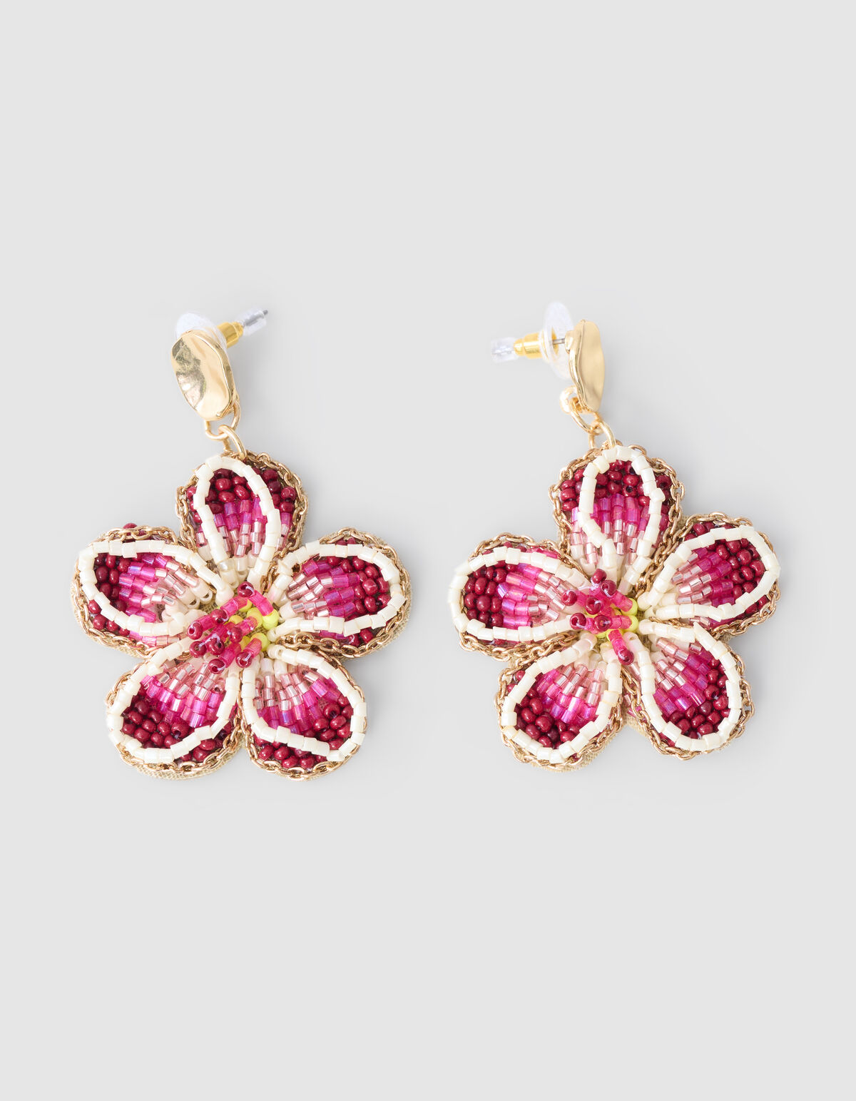 Tropische Ohrringe Rosa SHOEBY ACCESSOIRES