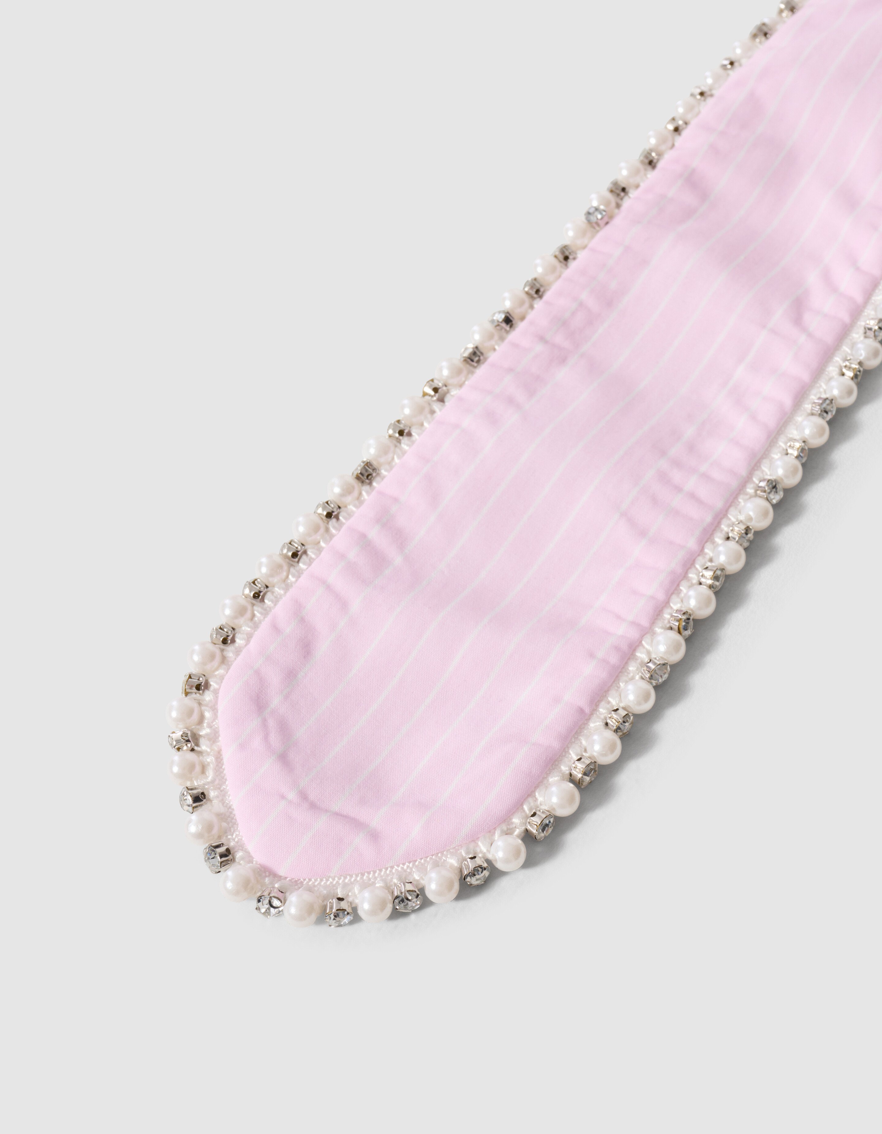 Verzierte Krawatte Mit Nadelstreifen Rosa SHOEBY ACCESSOIRES