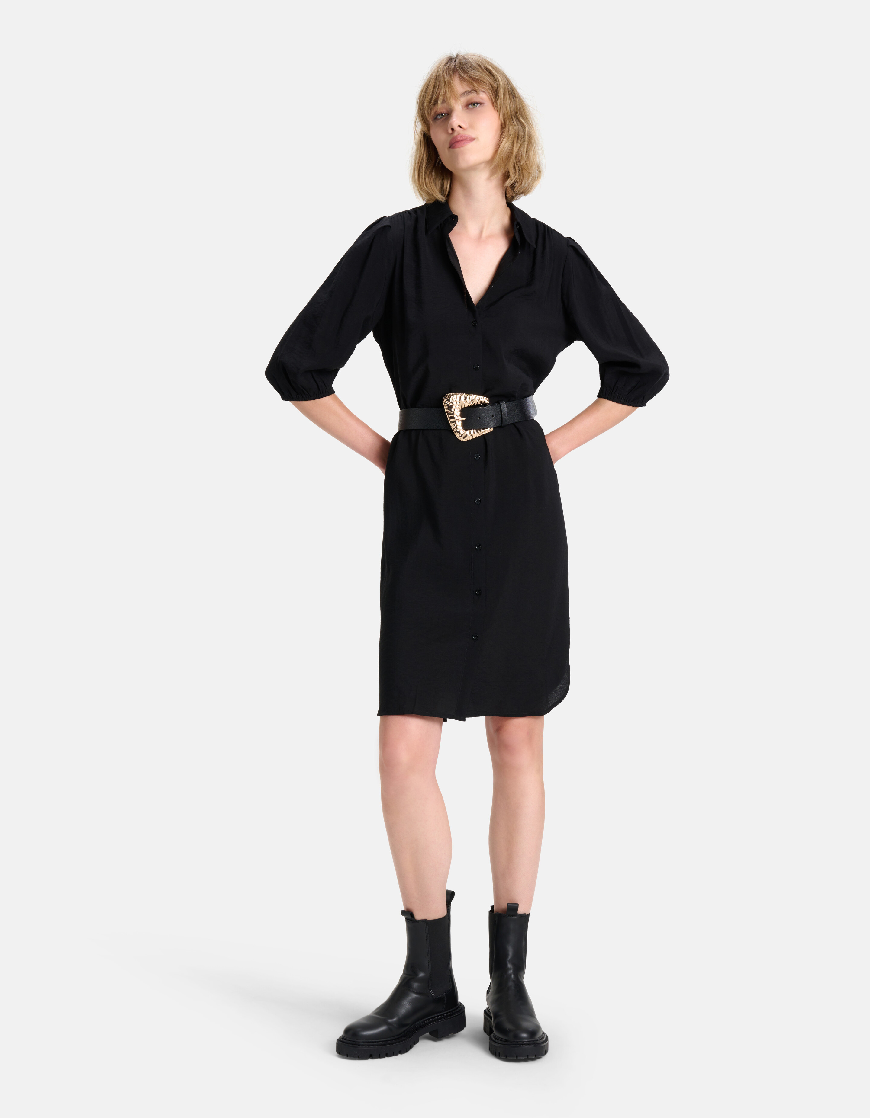 Kurzes Kleid Schwarz SHOEBY WOMEN