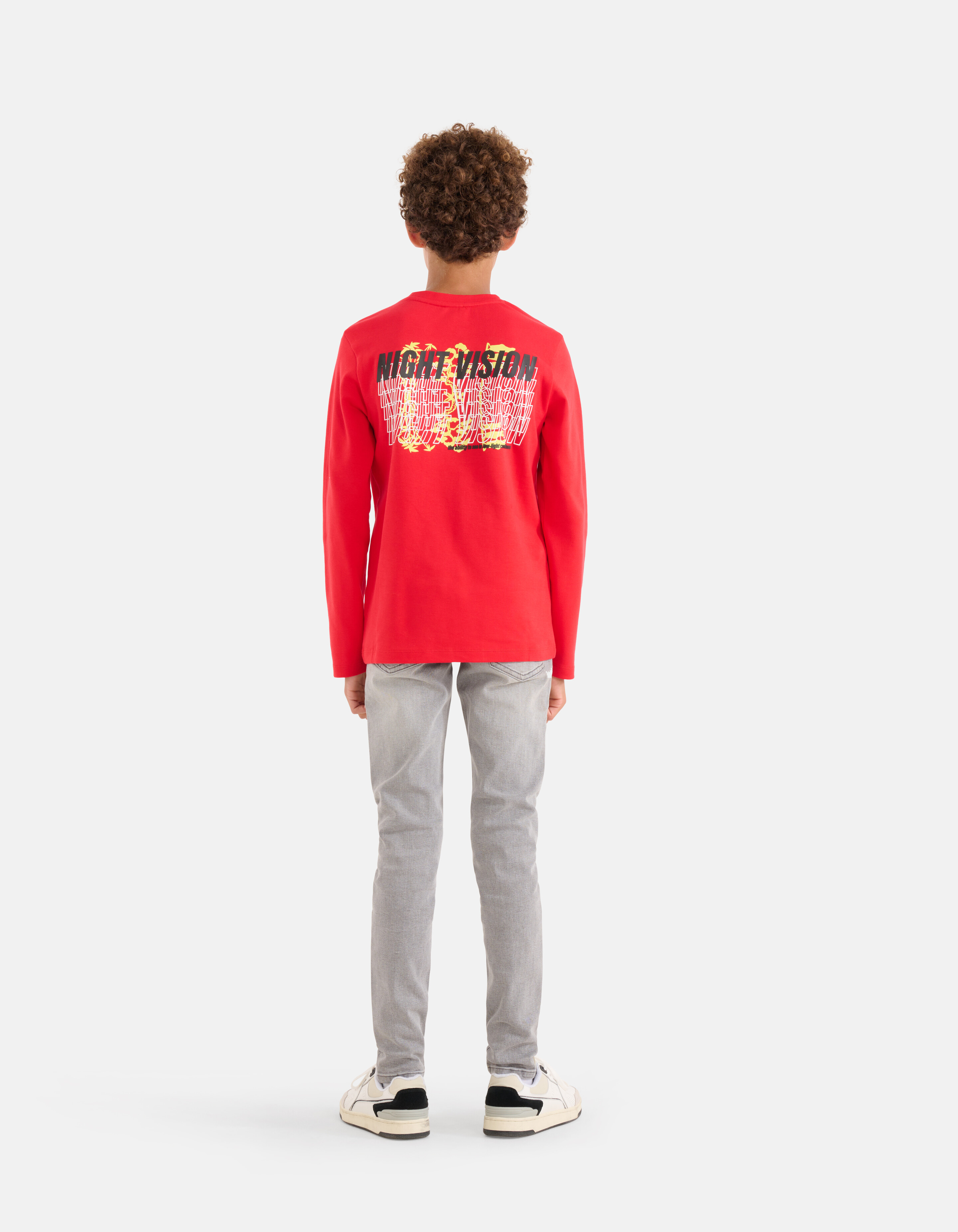Artwork Langarmshirt Rot SHOEBY BOYS