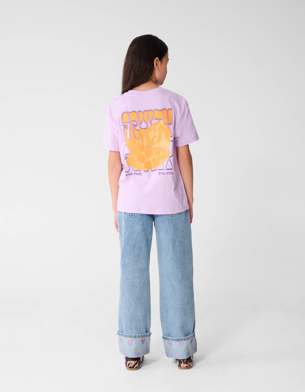 Fruity Artwork T-Shirt Helllila SHOEBY GIRLS