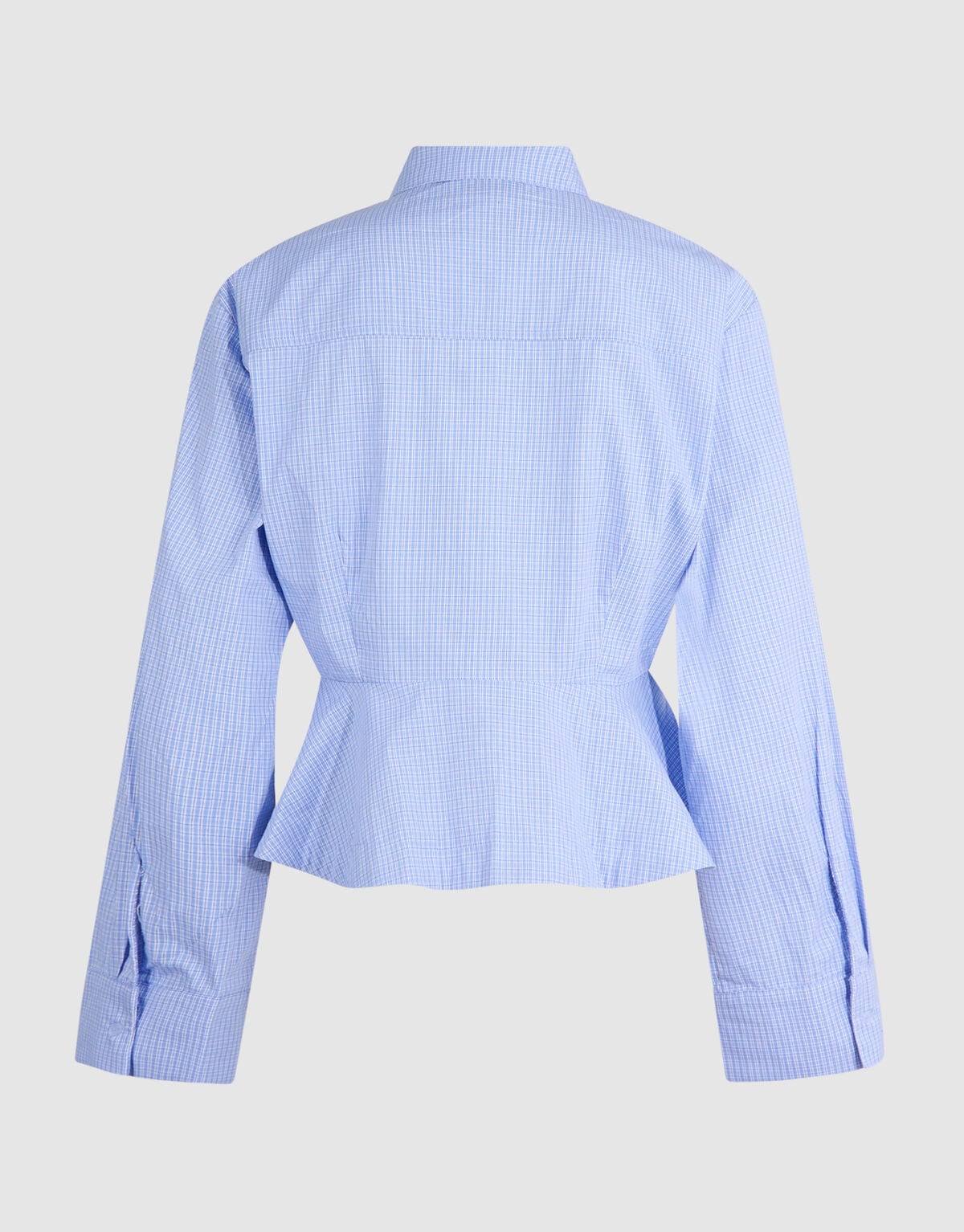 Popeline-Bluse mit Sch&ouml;&szlig;chen Blau SHOEBY WOMEN