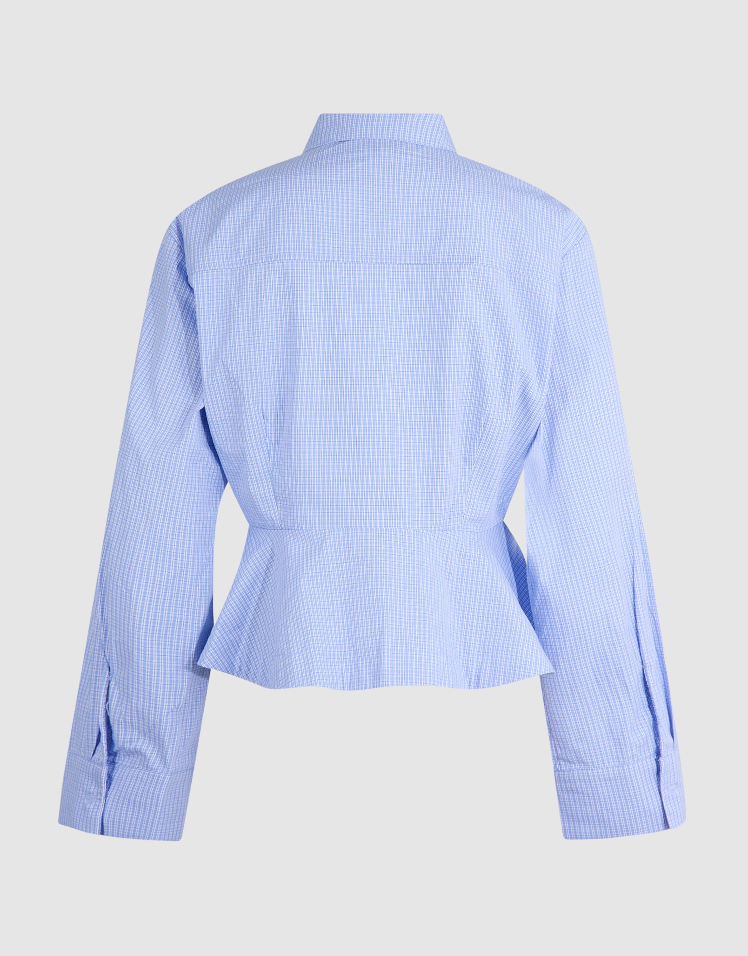 Popeline-Bluse mit Sch&ouml;&szlig;chen Blau SHOEBY WOMEN