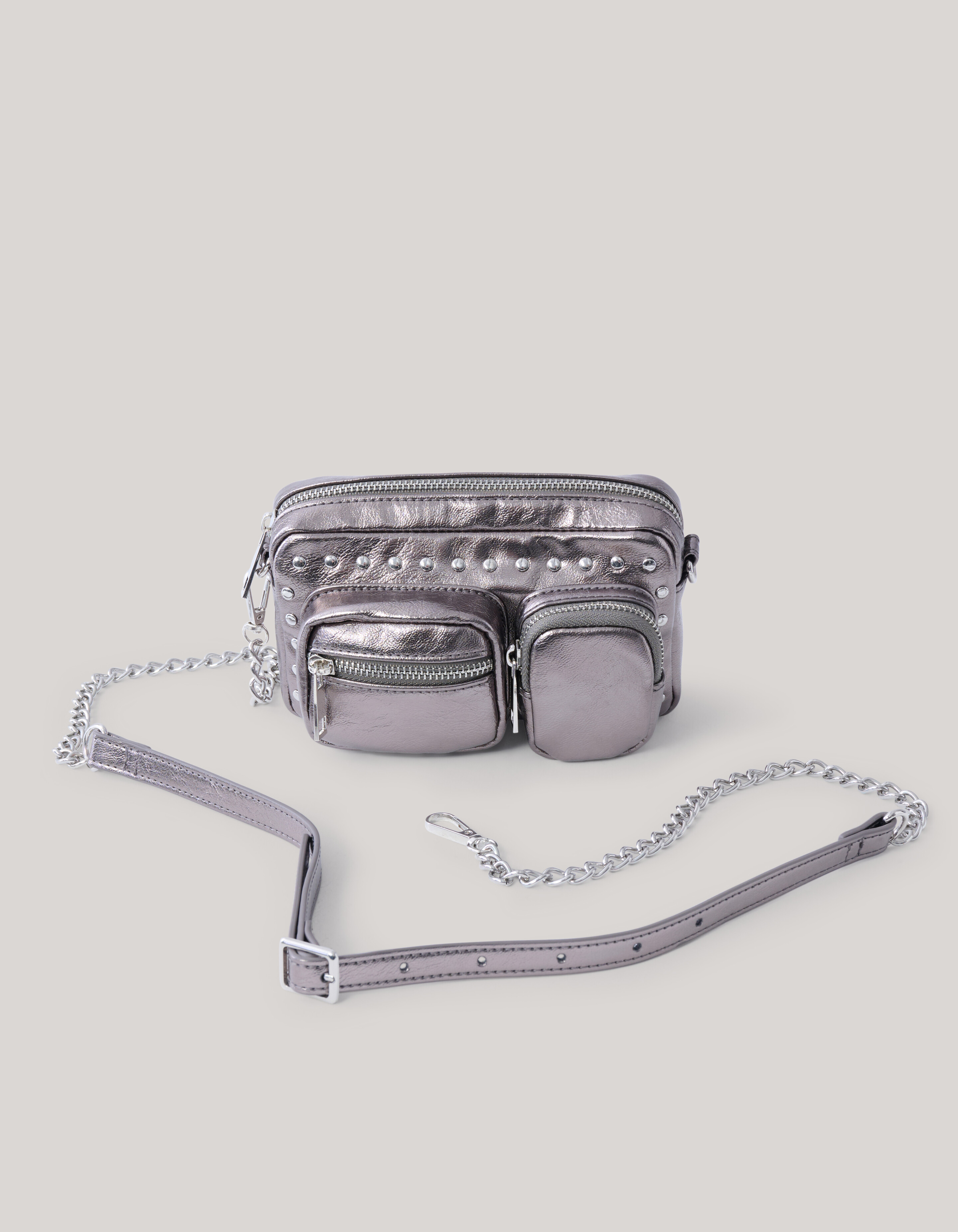 Nietentasche Silber SHOEBY ACCESSOIRES