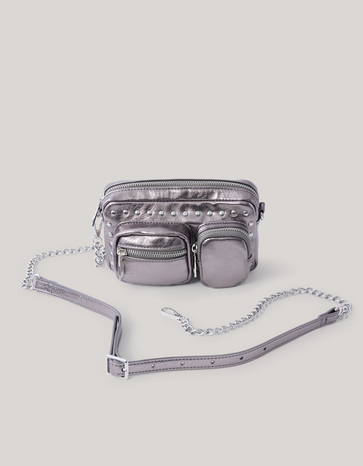 Nietentasche Silber SHOEBY ACCESSOIRES