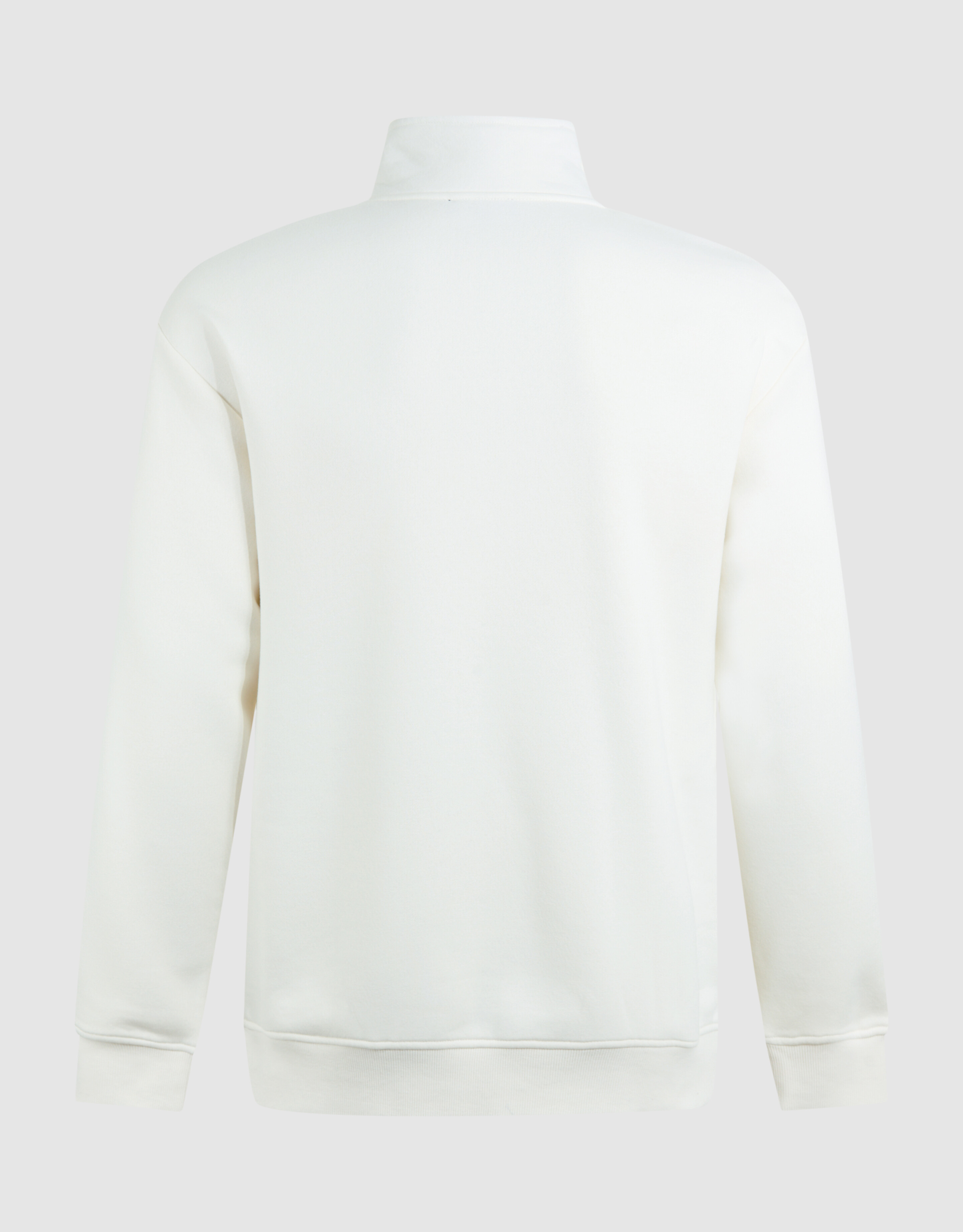 Pullover mit halbem Reißverschluss in Off White SHOEBY MEN