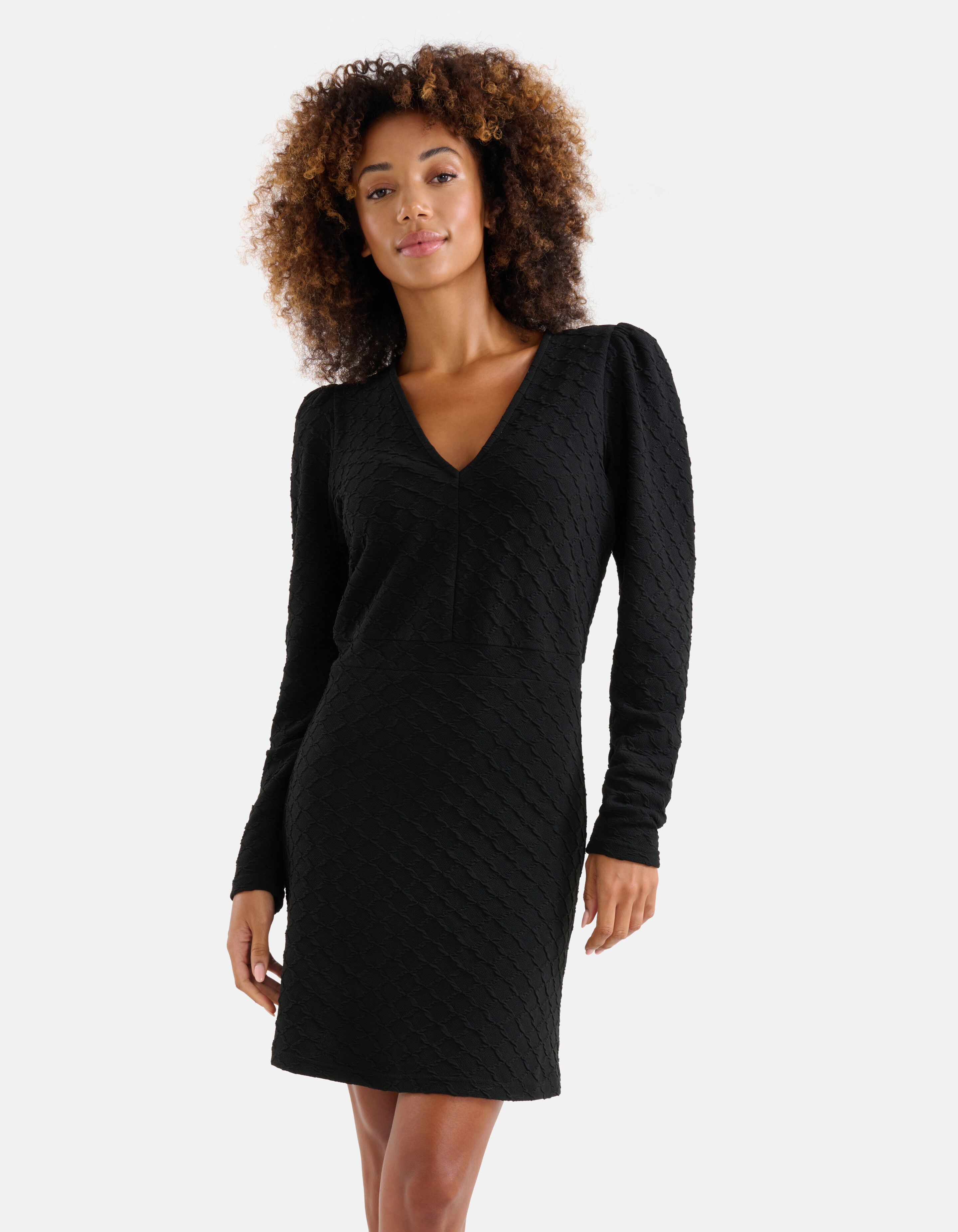 Structuur Jurk Zwart SHOEBY WOMEN