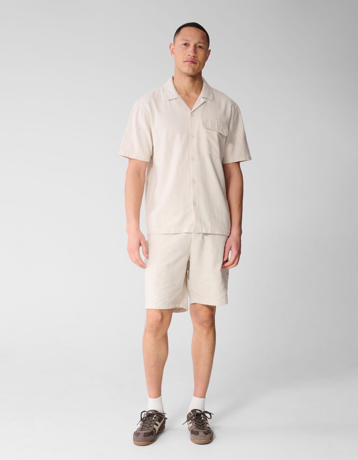 Struktur Hemd Sand SHOEBY MEN