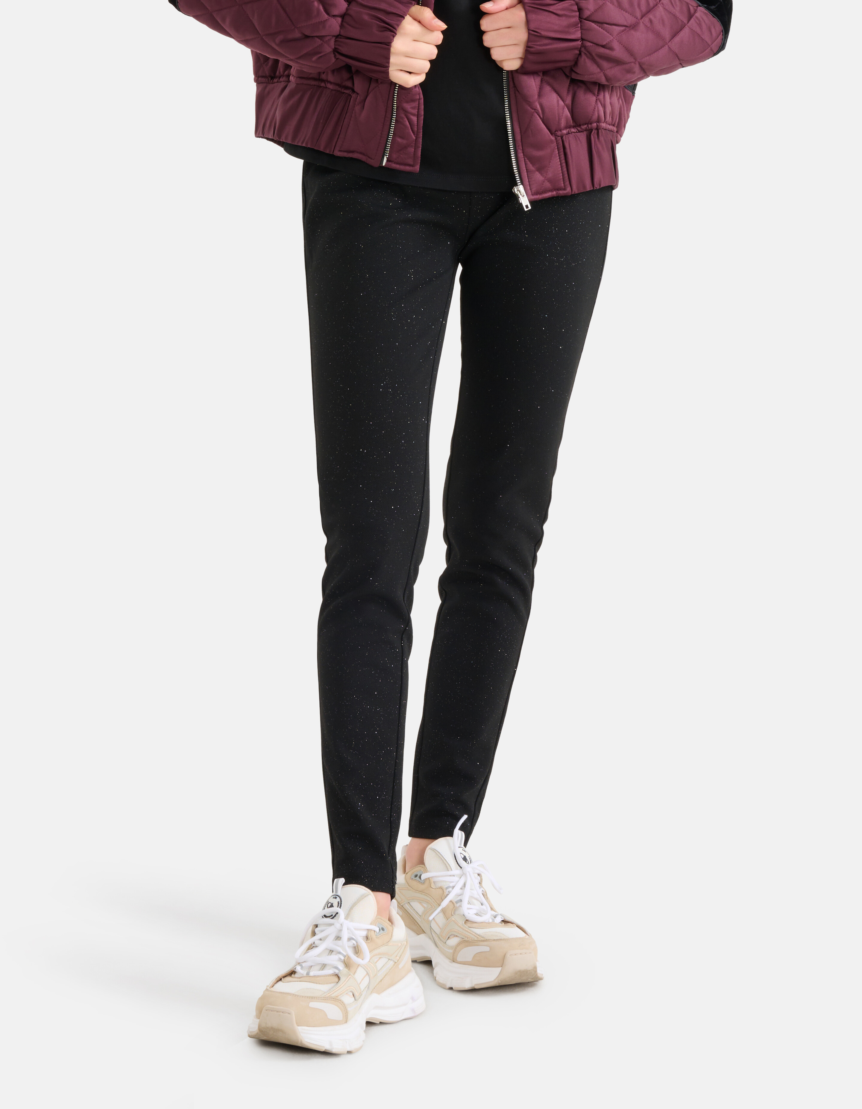 Glitzer-Leggings Schwarz SHOEBY WOMEN