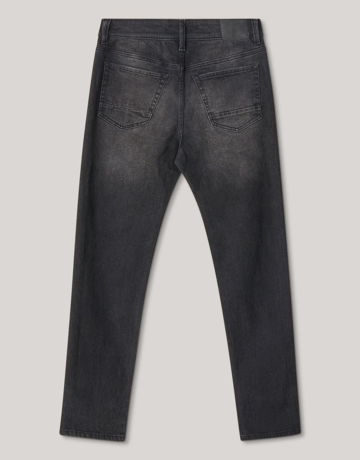 Gewaschene Tapered Jeans Schwarz L32 SHOEBY MEN
