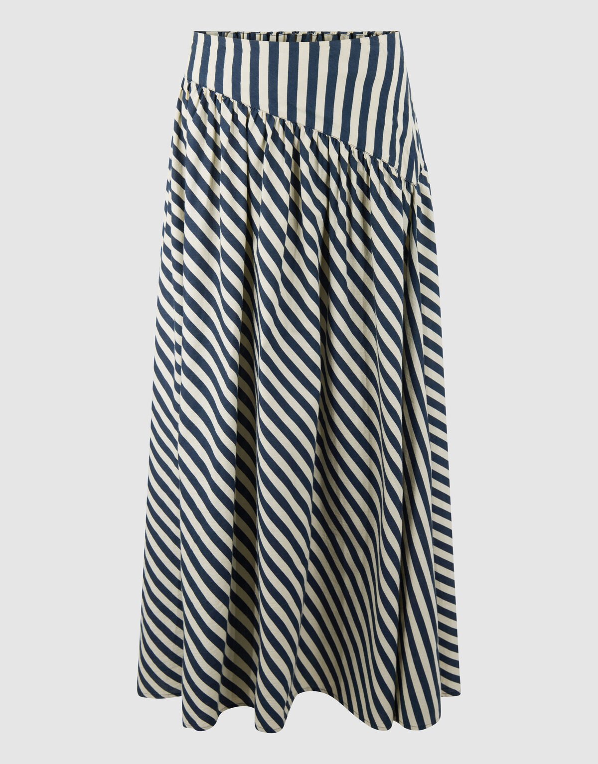 Gestreifter Maxi-Rock Hellgr&uuml;n von Lonneke SHOEBY WOMEN