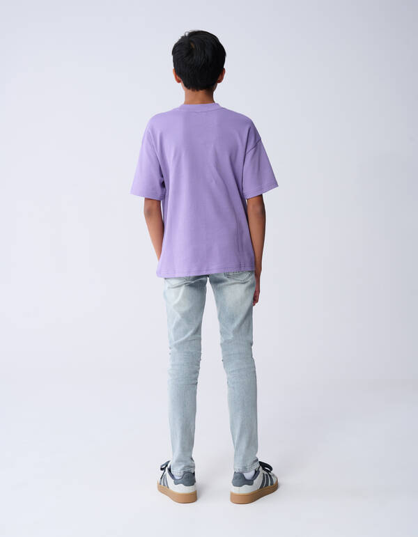 Rush Hour Artwork T-Shirt Lila SHOEBY BOYS