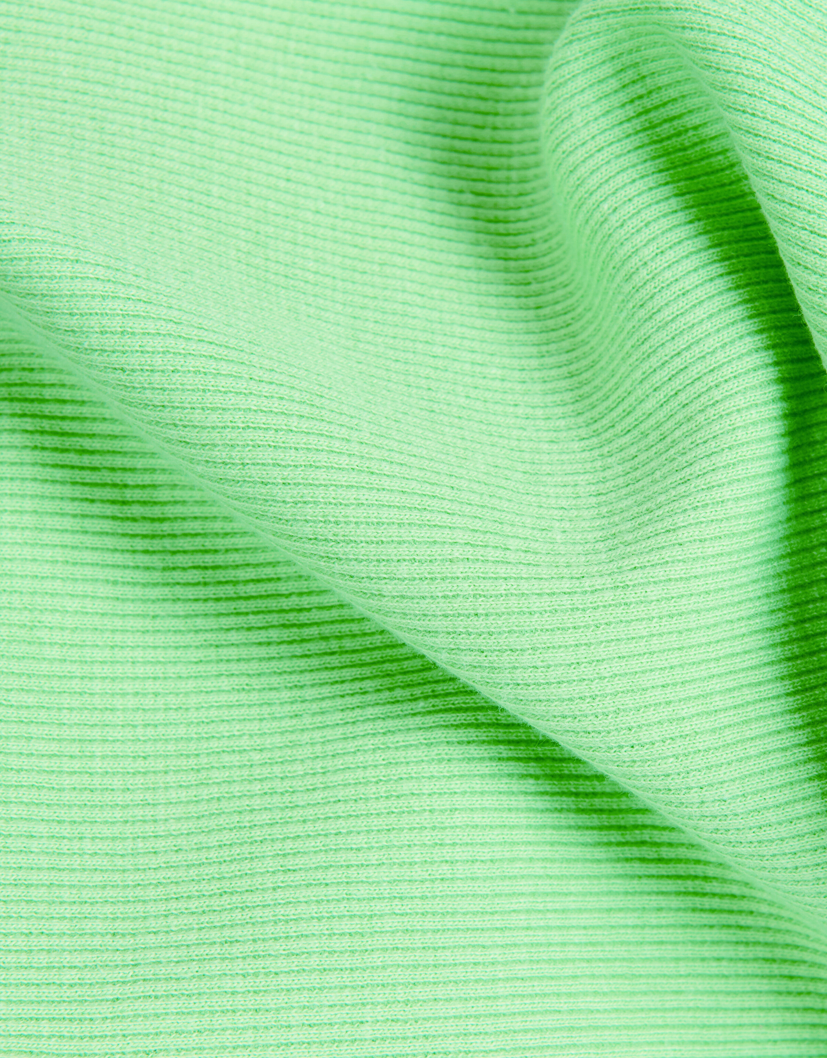 Ruffle Rib Top Grün SHOEBY GIRLS