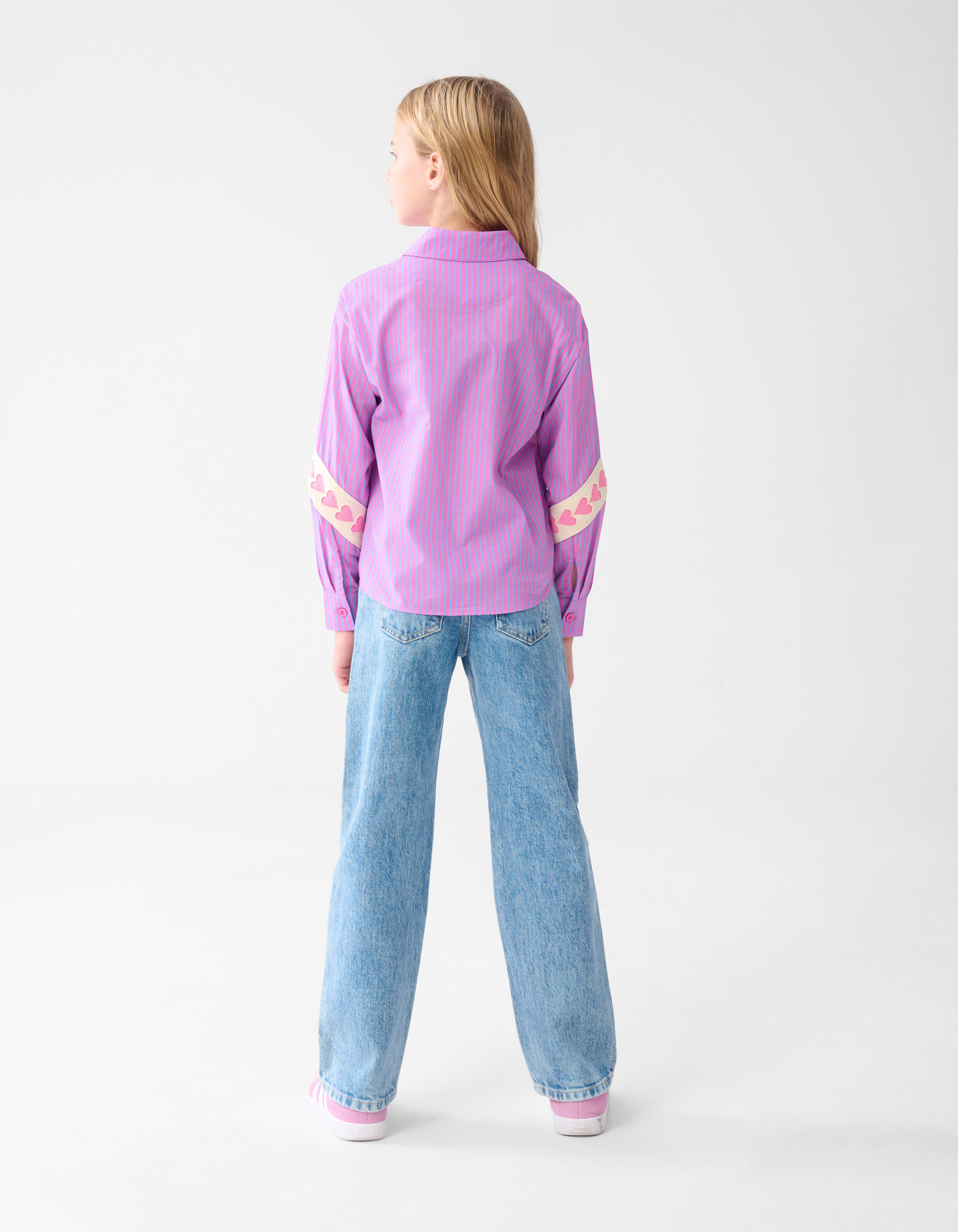 Strass Straight Fit Jeans Blau SHOEBY GIRLS
