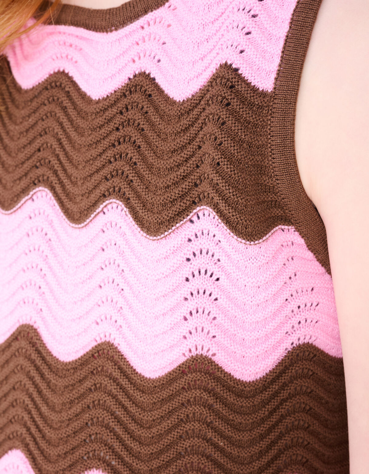 Geh&auml;keltes Oberteil Braun SHOEBY GIRLS