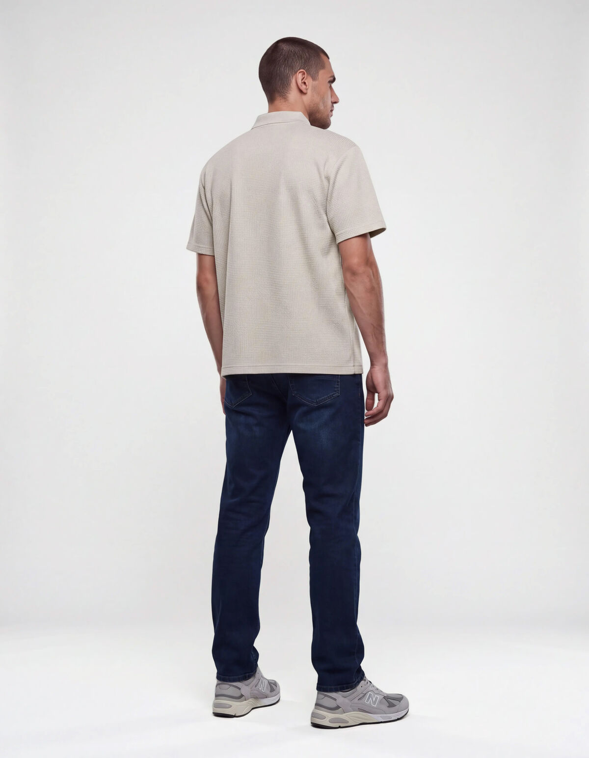 Slim Fit Jeans Blau/Schwarz L32 SHOEBY MEN