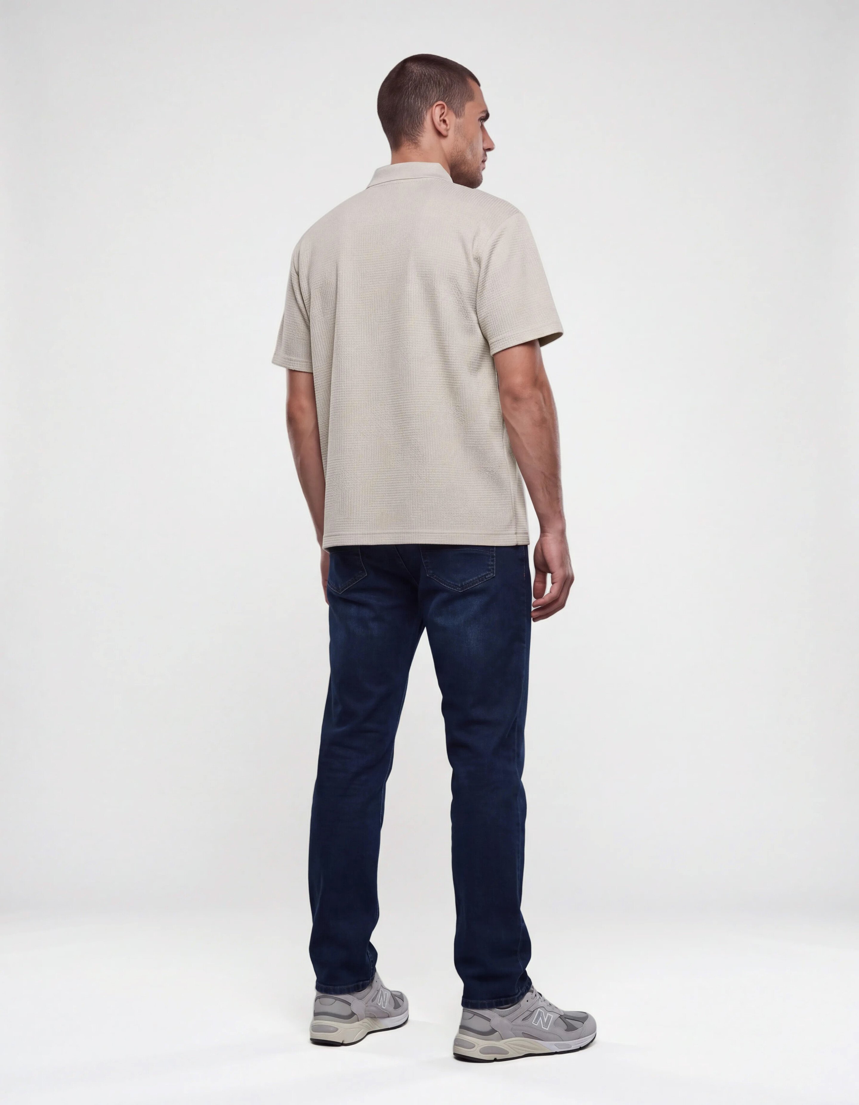 Slim Fit Jeans Blau/Schwarz L32 SHOEBY MEN