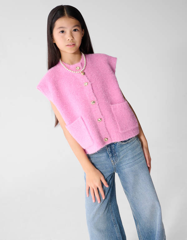 Teddy Strickweste Rosa SHOEBY GIRLS